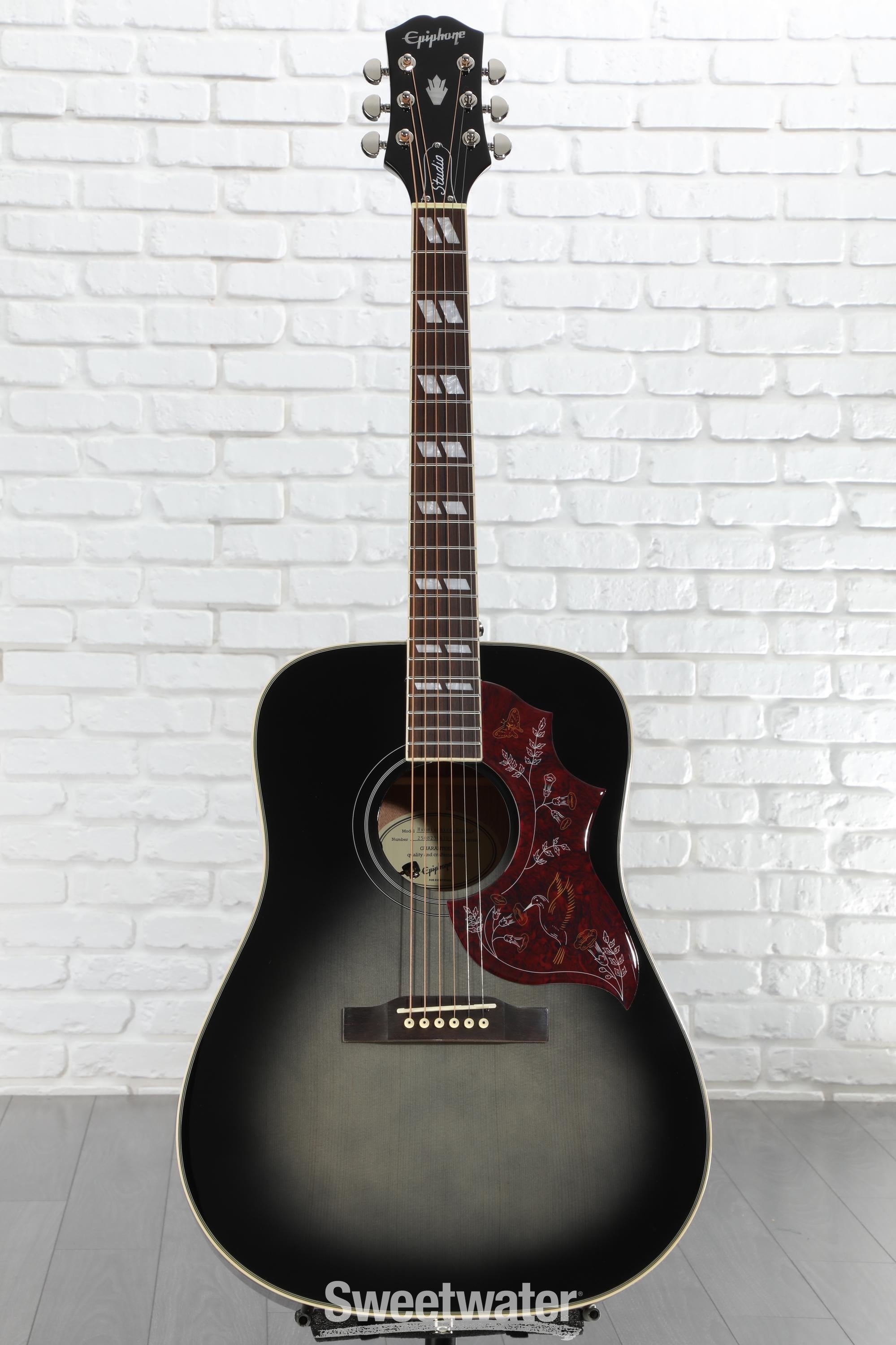 Epiphone Hummingbird Studio Acoustic-electric - Trans Ebony