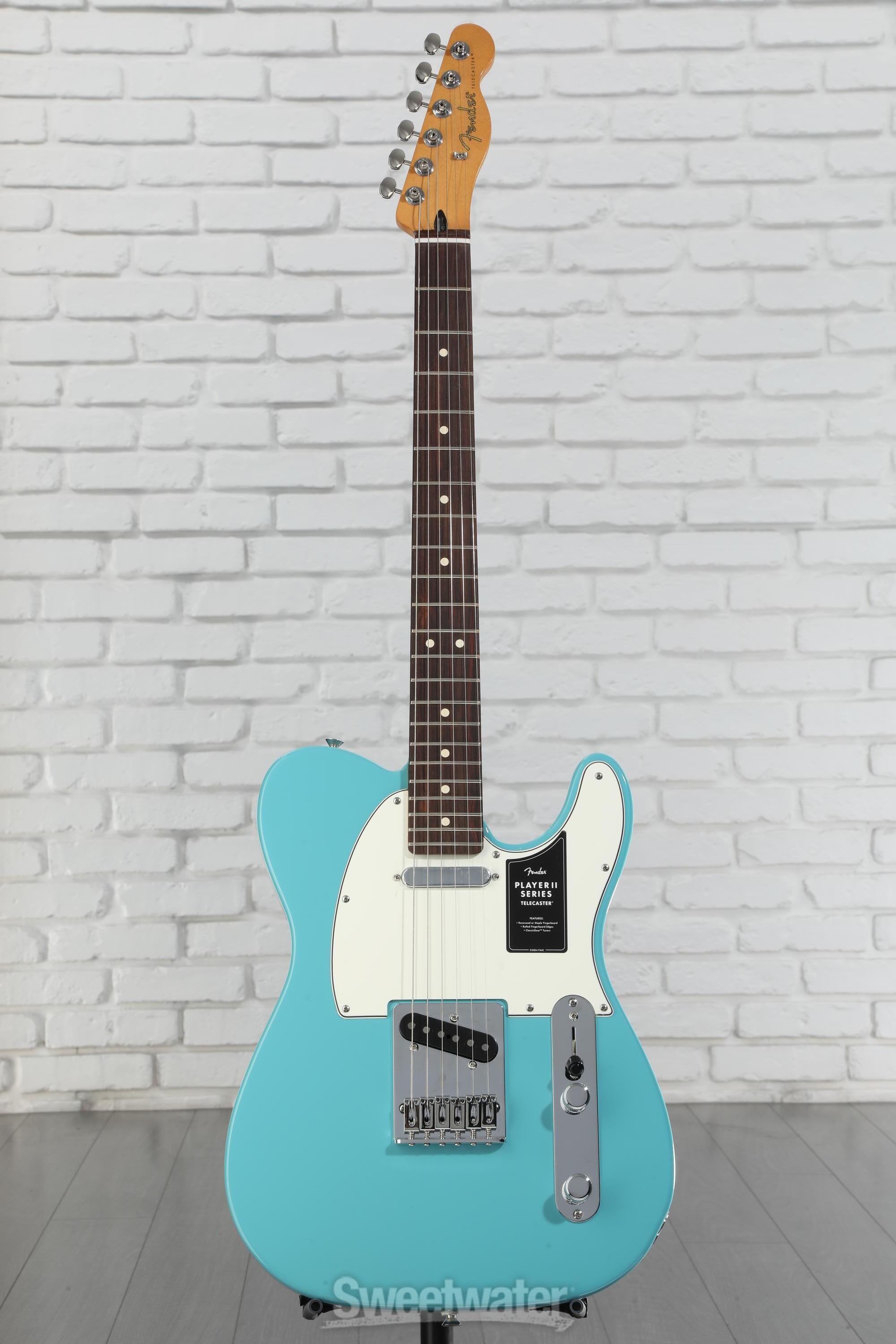 Fender Telecaster Player series ブルー Fender Player II Telecaster Electric Guitar - Aquatone Blue