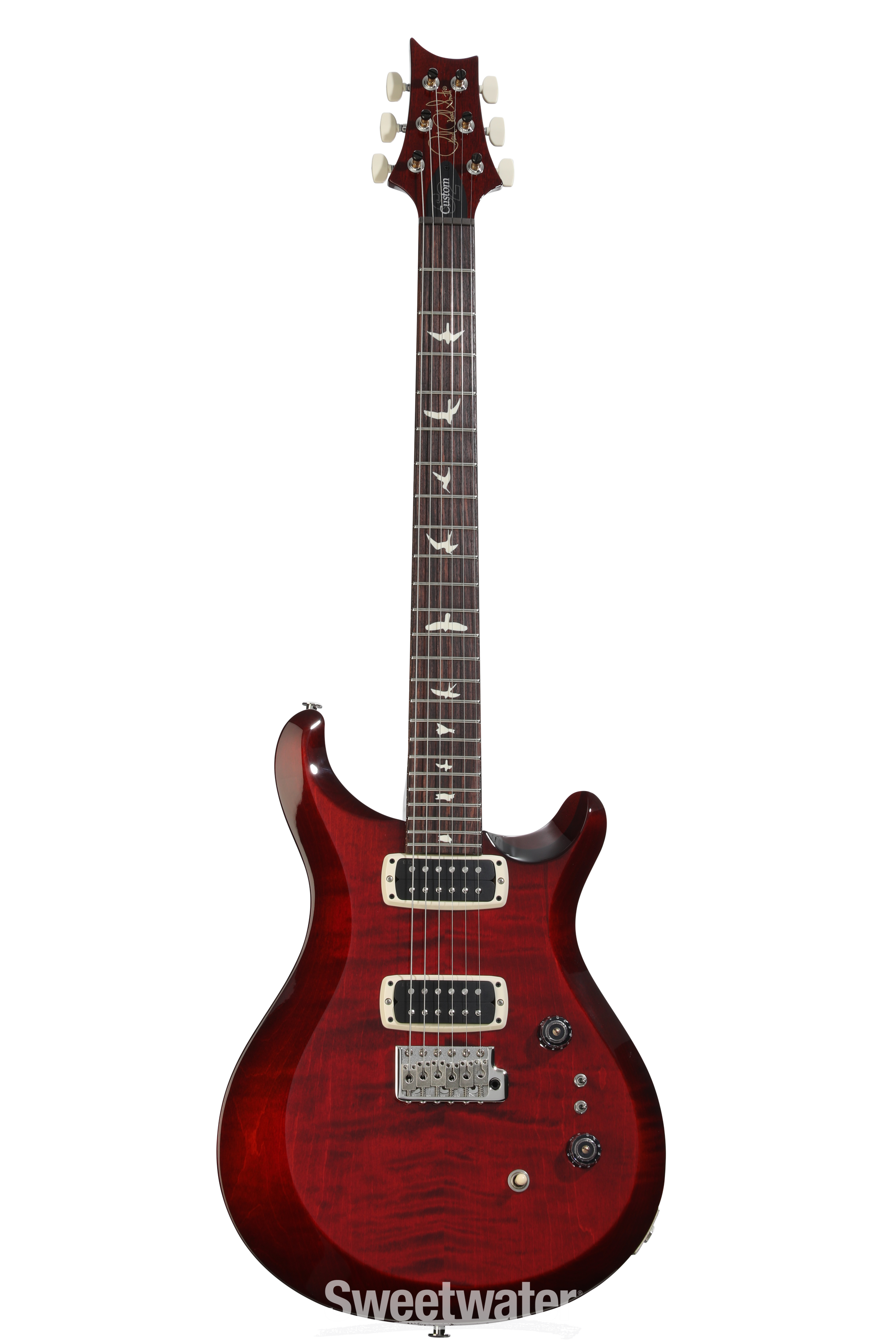 PRS S2 Custom 24-08 Electric Guitar - Fire Red Burst | Sweetwater
