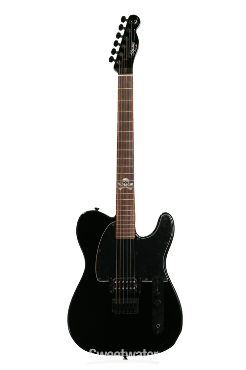 Squier Avril Lavigne Tele - Black | Sweetwater Squier Avril Lavigne Tele - Black | Sweetwater