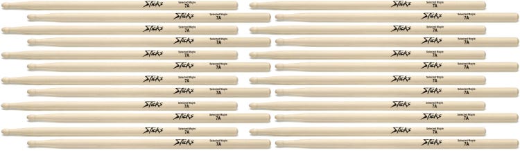 On-Stage - Hickory Drum Sticks (5A, Nylon Tip, 12pr) - On-Stage