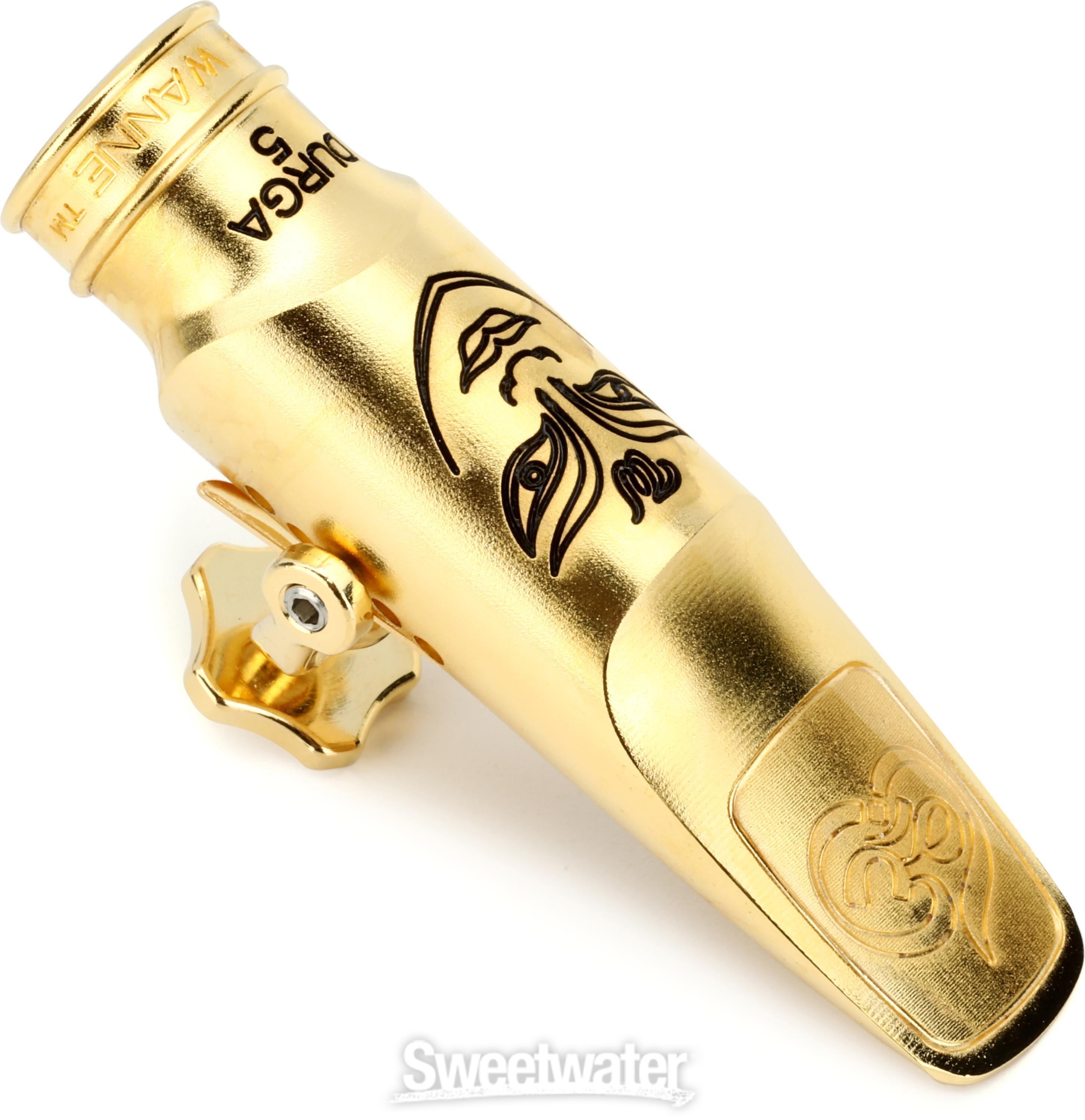 DU5-AG8 Durga 5 Alto Saxophone Mouthpiece - 8 Gold-plated - Sweetwater