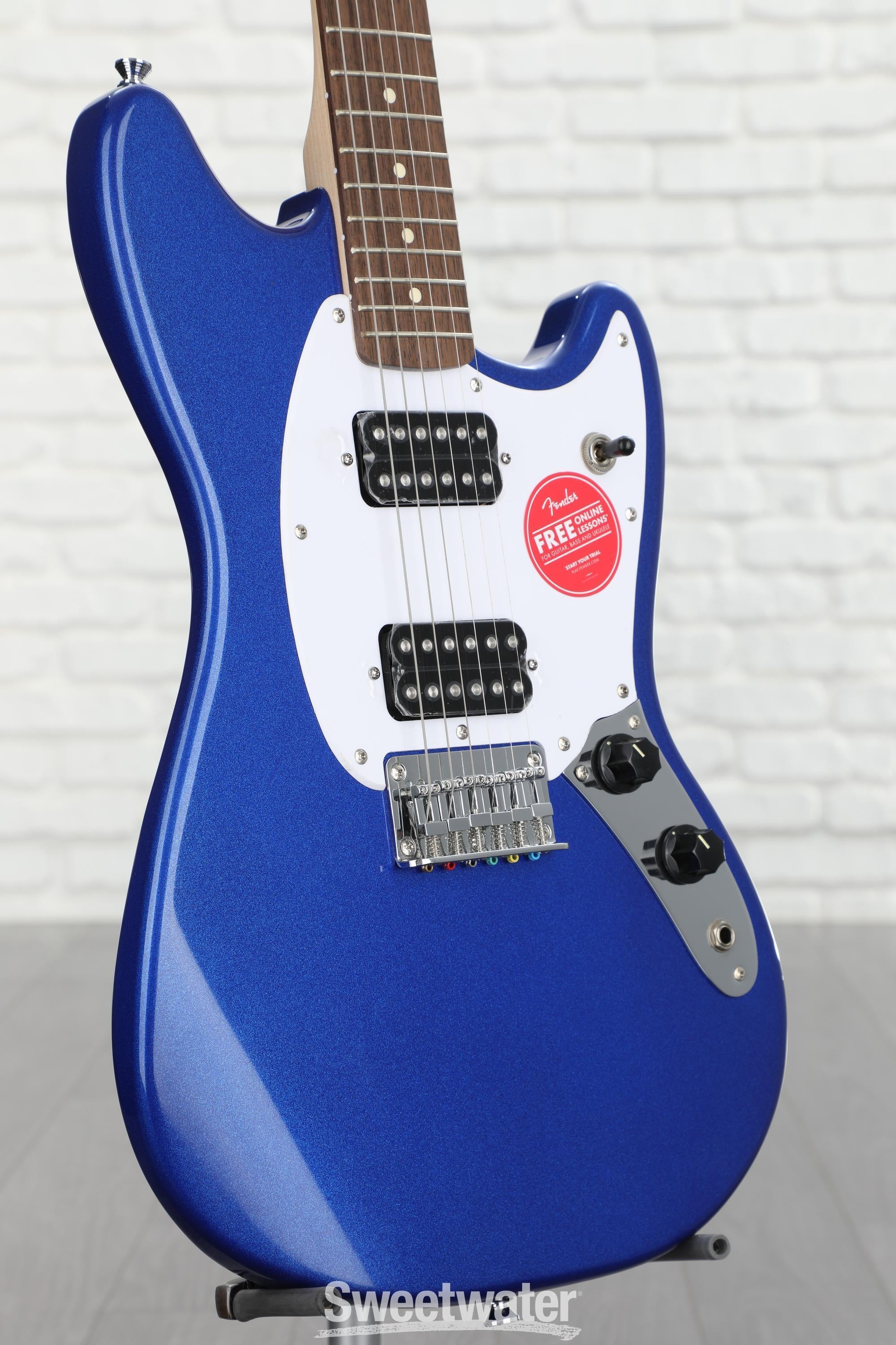 Squier Bullet Mustang HH - Imperial Blue with Indian Laurel