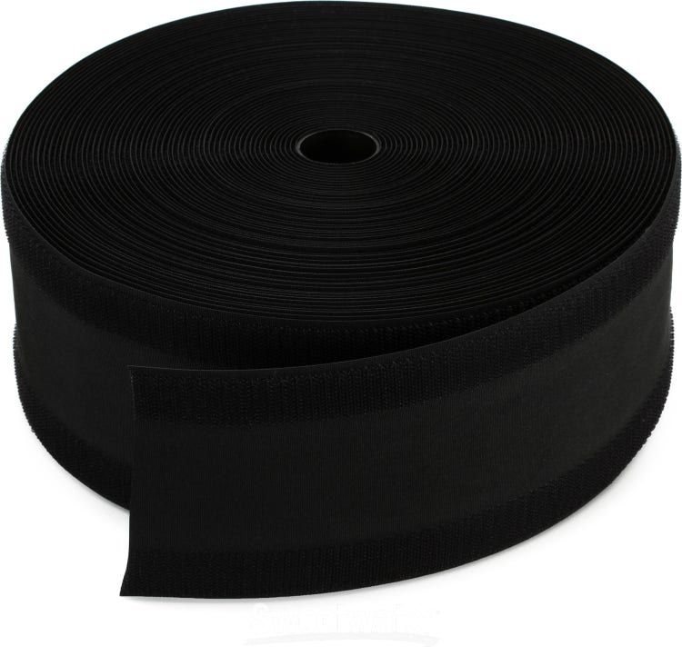 4' Blk Self-Adhesive Hook&Loop Tape- 5Yrds - Secure™ Cable Ties