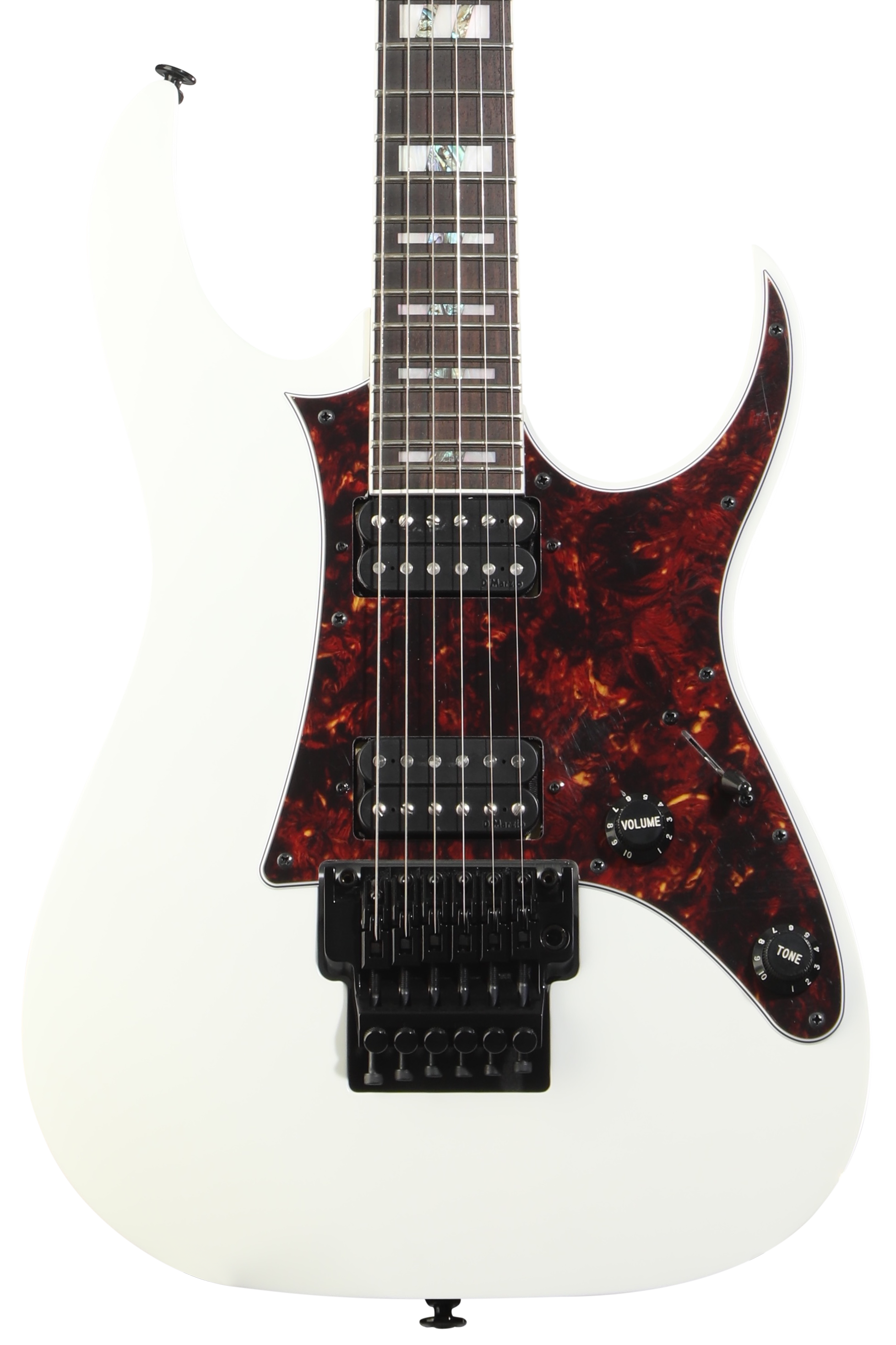 Ibanez Prestige RG653DX Electric Guitar - White Flat | Sweetwater