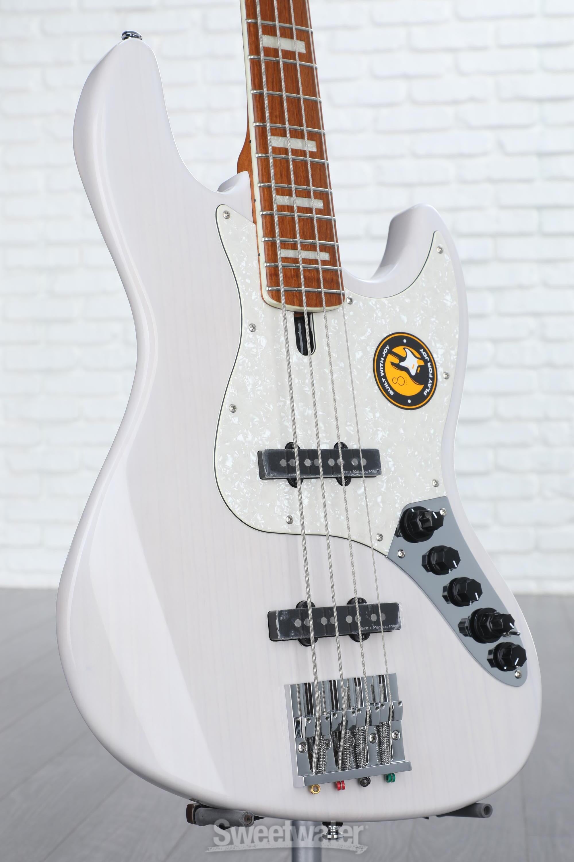 Sire Marcus Miller V8 4-string Bass Guitar - White Blonde | Sweetwater