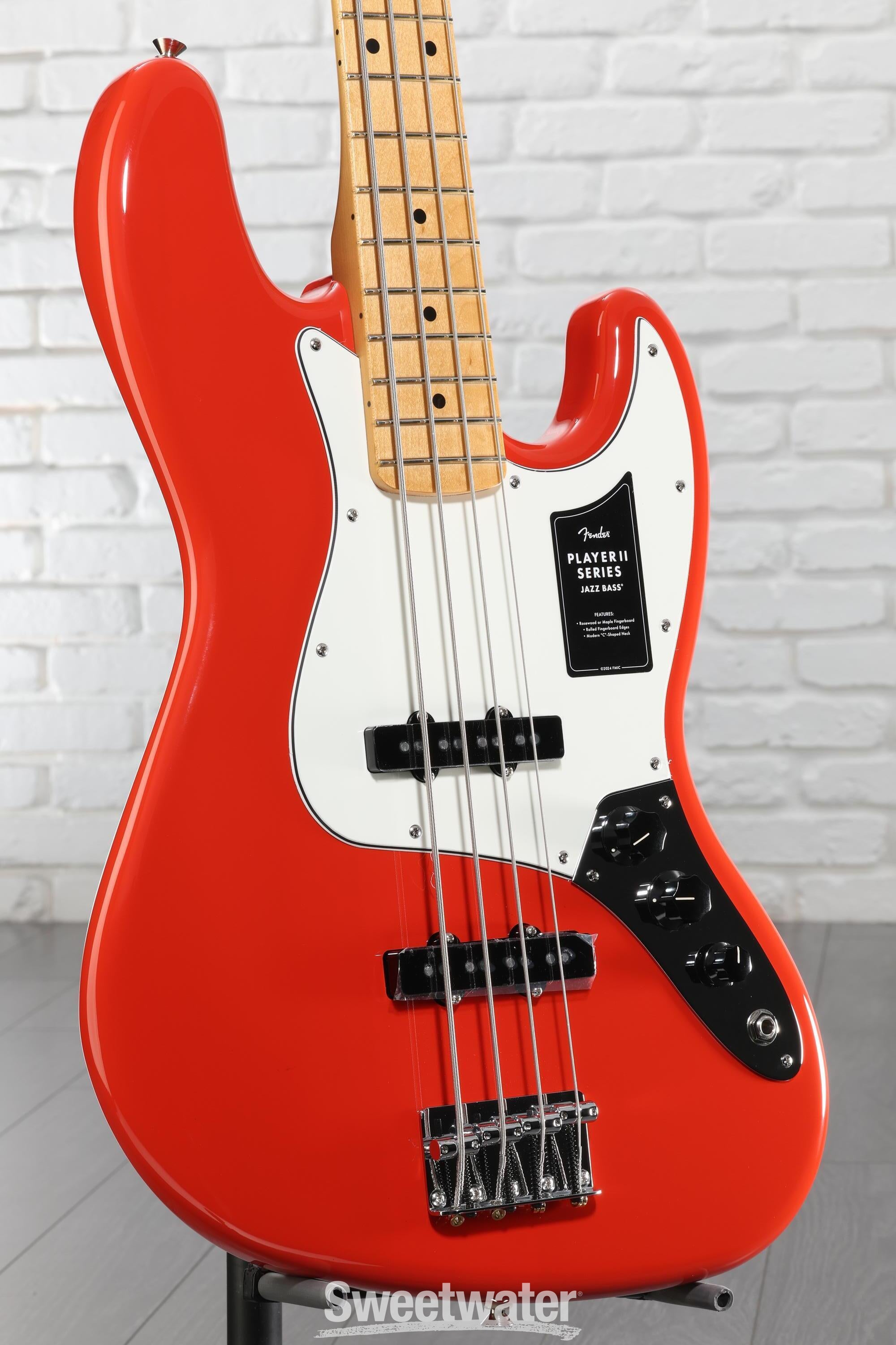 Fender Jazz Bass エレキベース レッド Oシリアル Fender Player II Jazz Bass - Coral Red with Maple Fingerboard