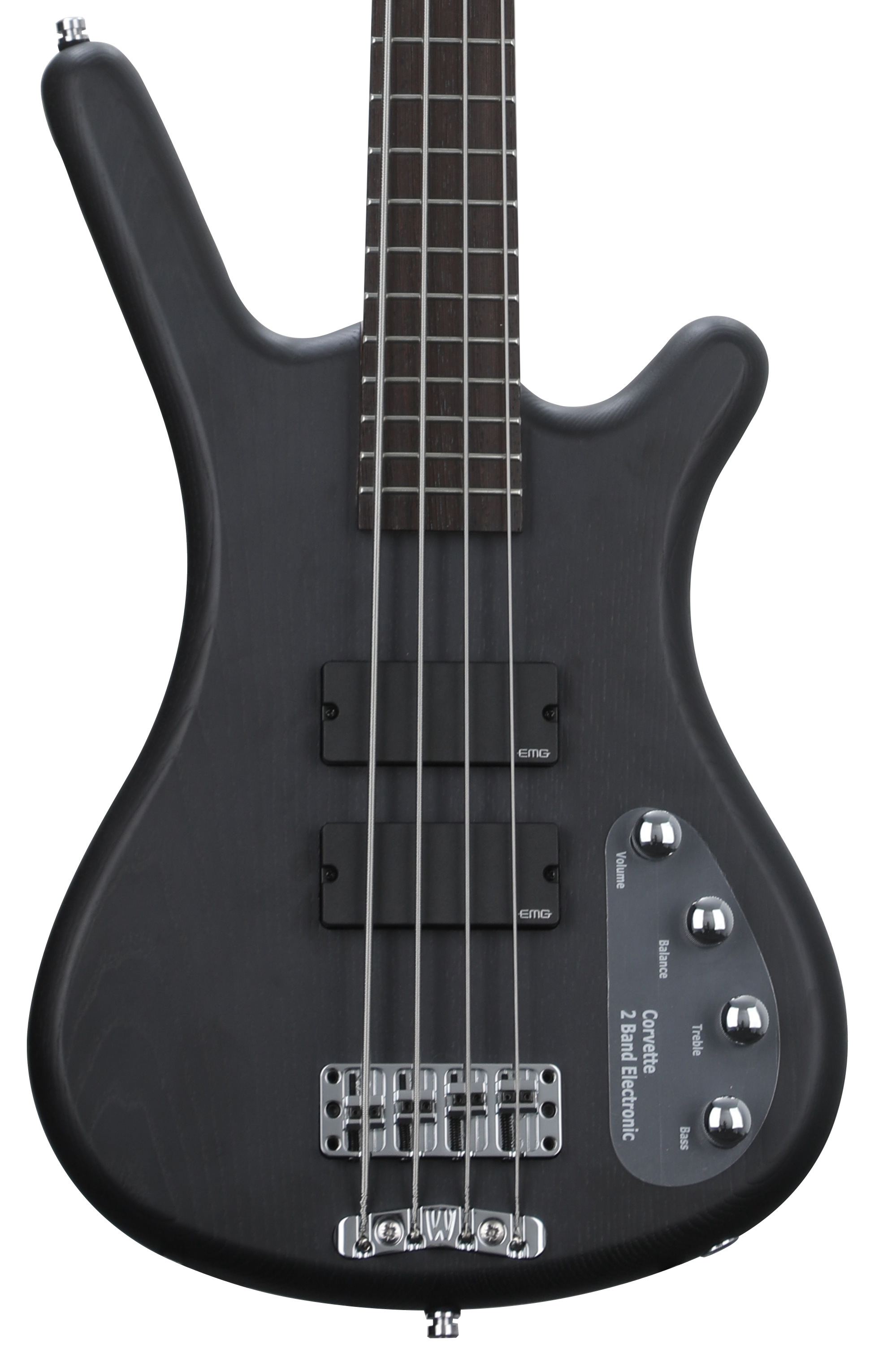 Warwick RockBass Corvette Taranis Bass Guitar - Satin Nirvana Black  Transparent