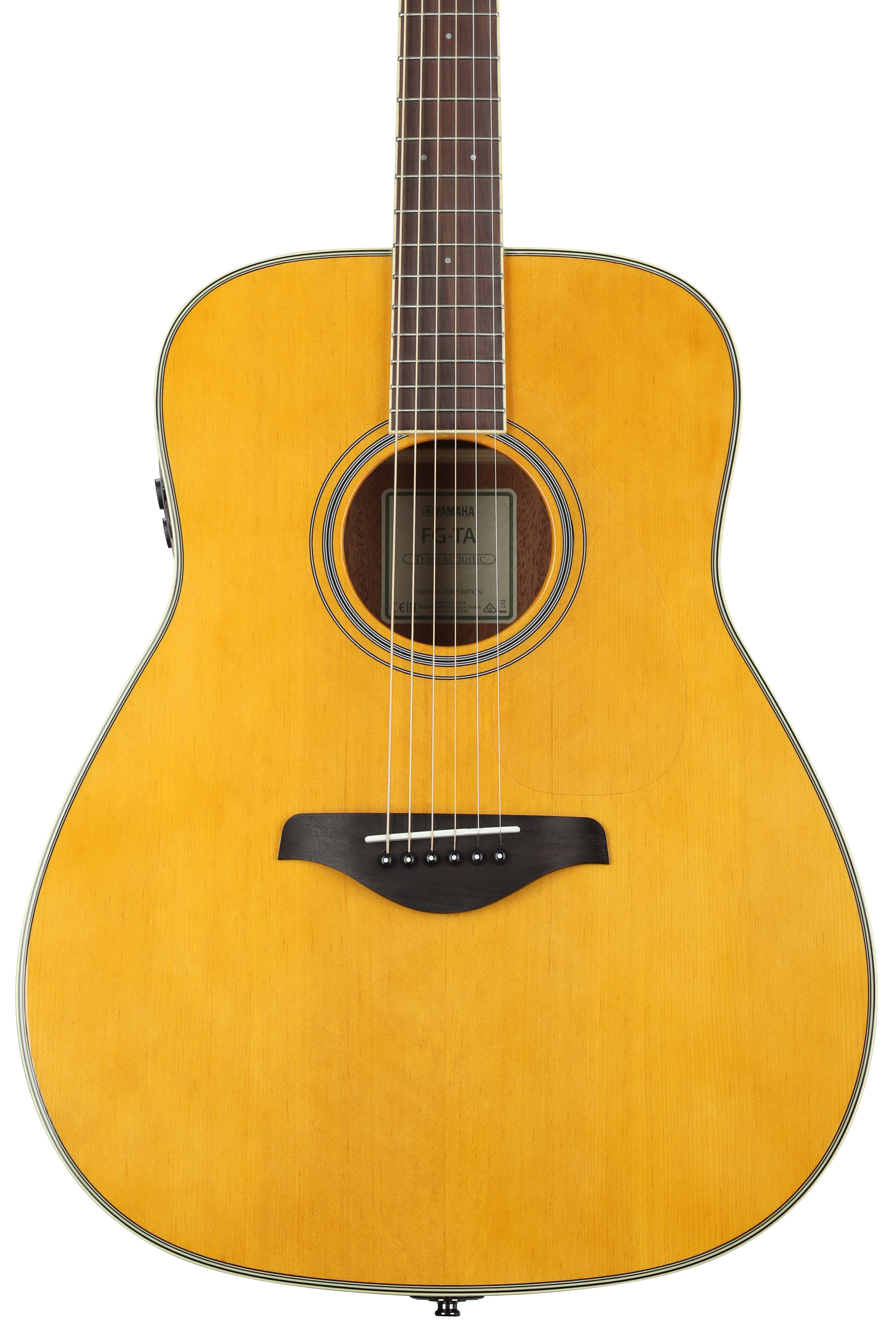 Yamaha FG-TA TransAcoustic Dreadnought Acoustic-electric Guitar - Vintage  Tint | Sweetwater