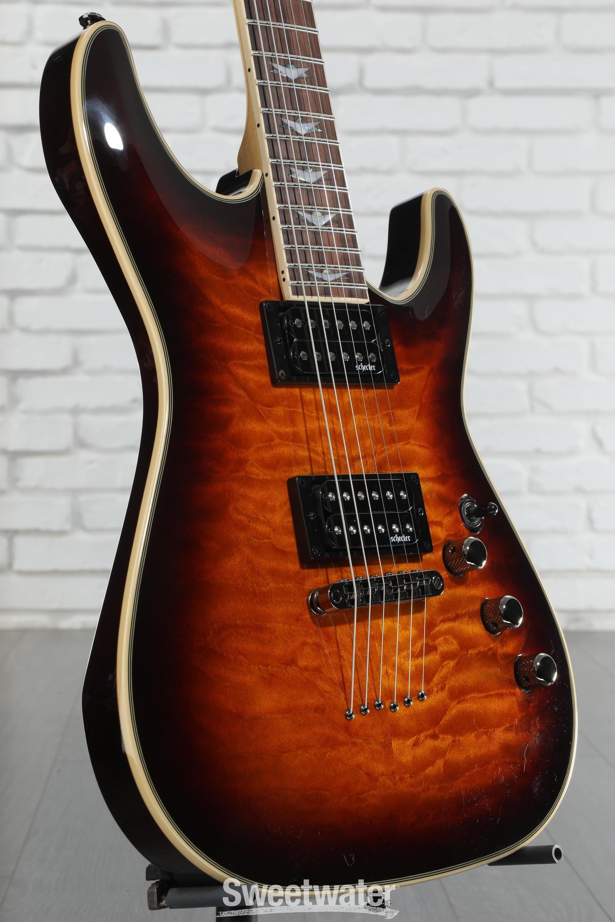 Amazon.com: Schecter Omen Extreme-6 Electric Guitar - Black