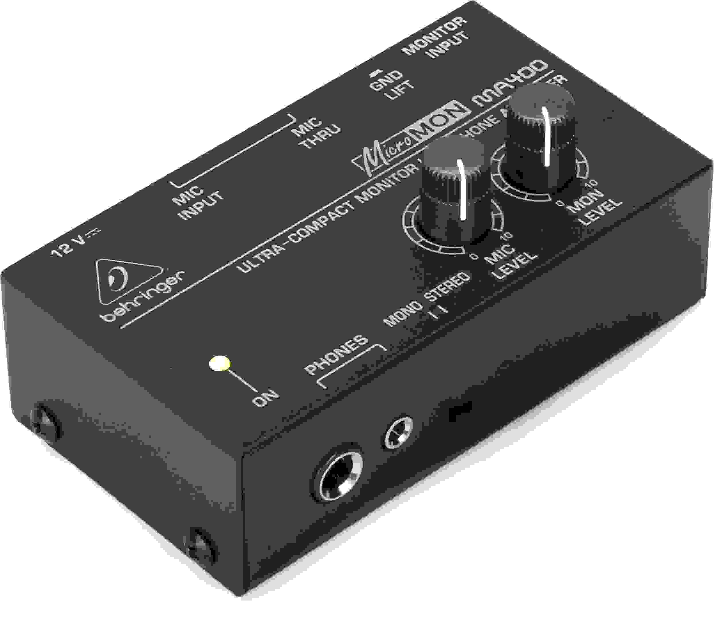 Behringer MicroMON MA400 Monitor Headphone Amplifier Sweetwater
