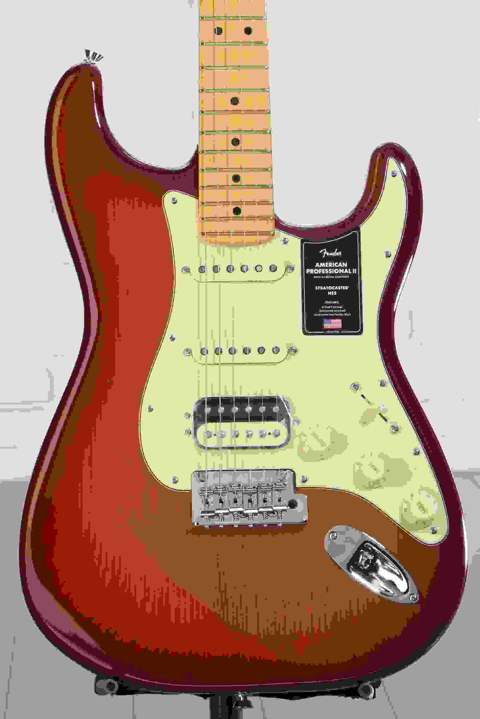 Fender American Professional II Stratocaster HSS - Sienna Sunburst with Maple Fingerboard