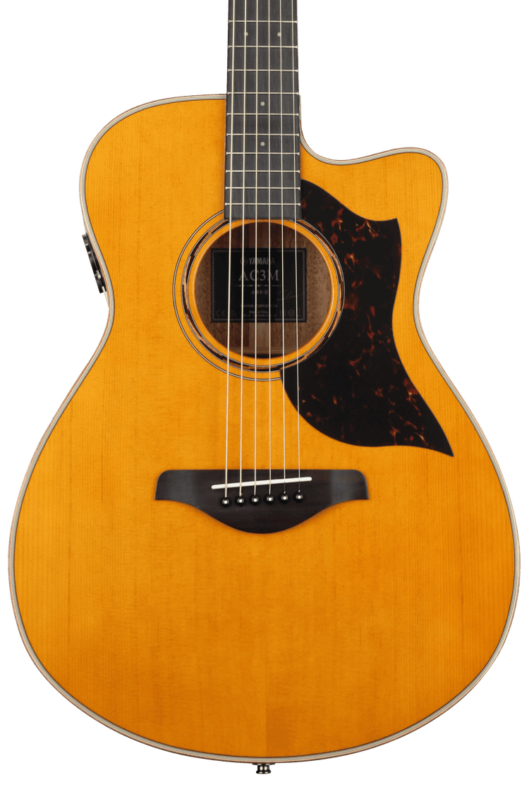 Yamaha AC3M ARE Concert Cutaway Acoustic-electric Guitar - Vintage