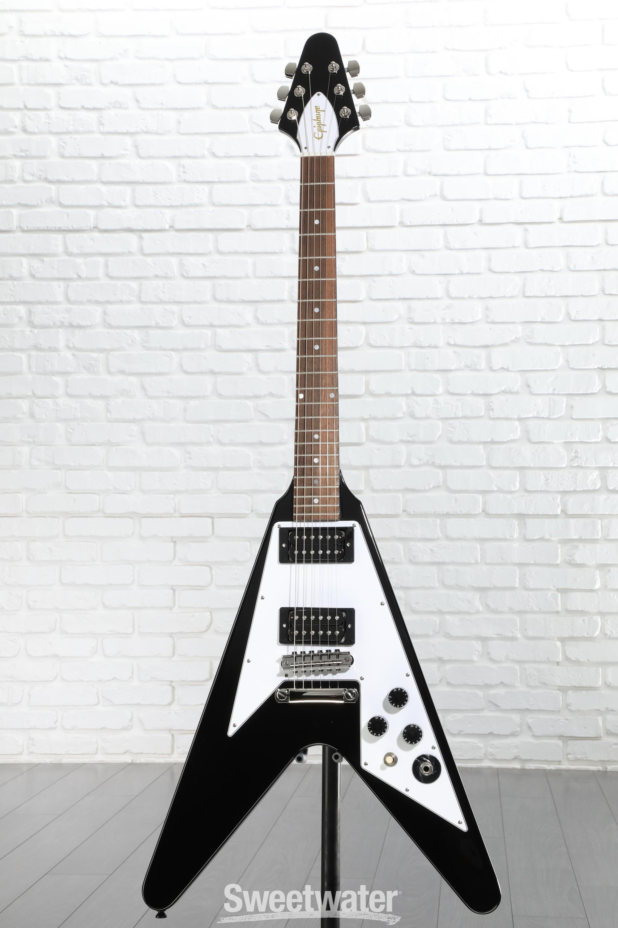 Epiphone Kirk Hammett 1979 Flying V Electric Guitar - Ebony