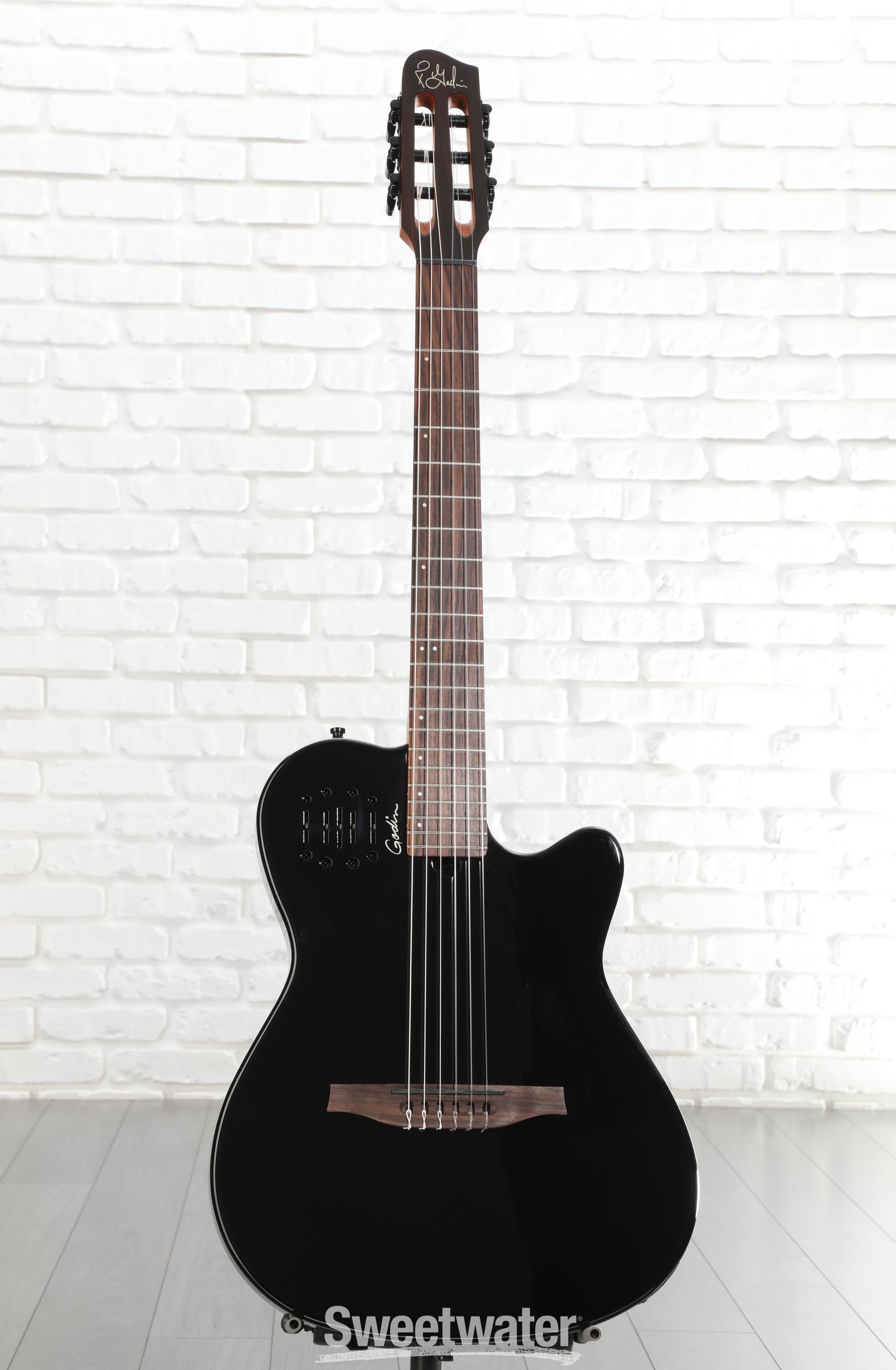 Godin Multiac Mundial Nylon Acoustic-electric Guitar - Onyx Black
