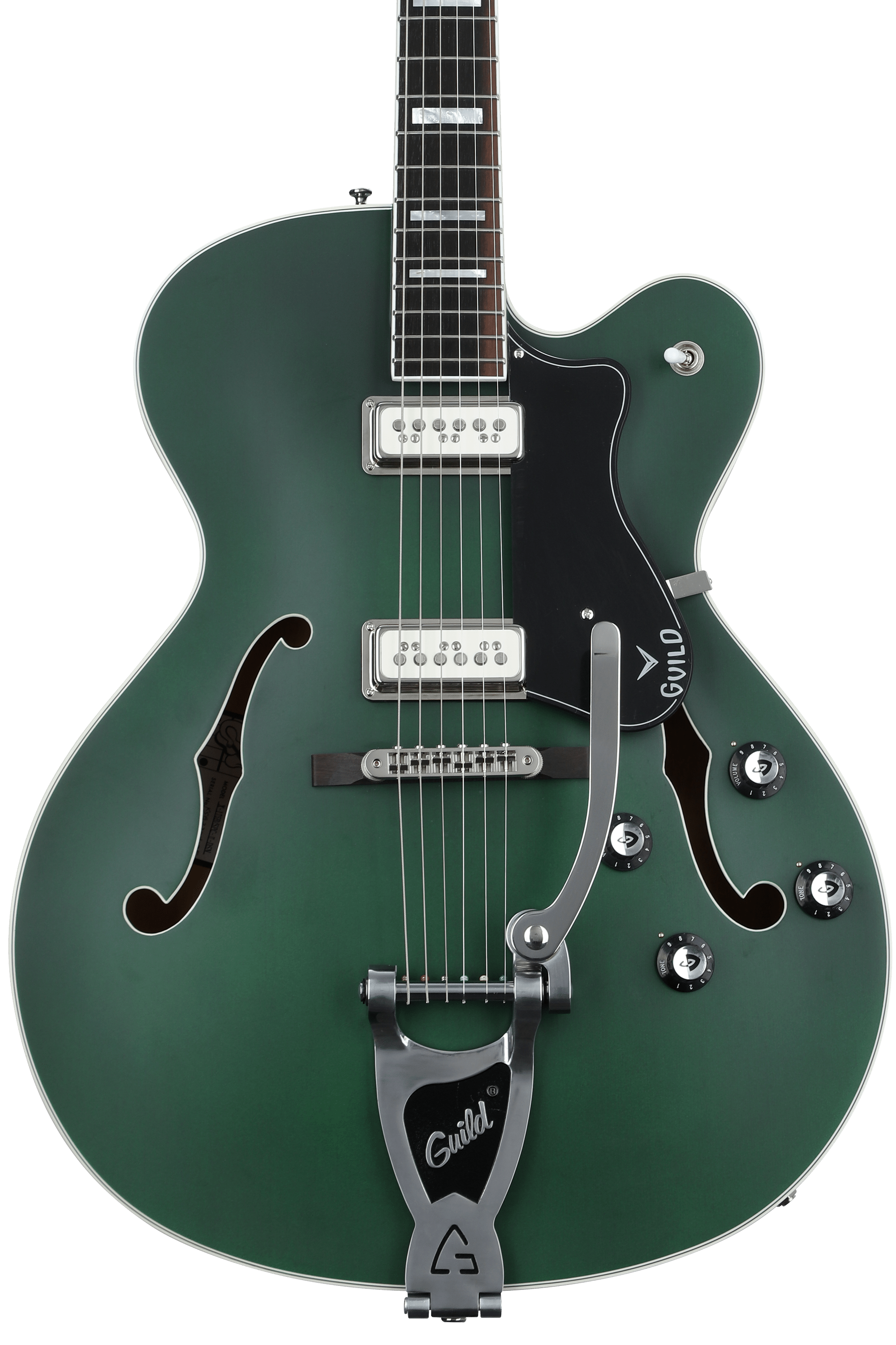 Guild X-175 Manhattan Special Hollowbody Electric Guitar - Fjord