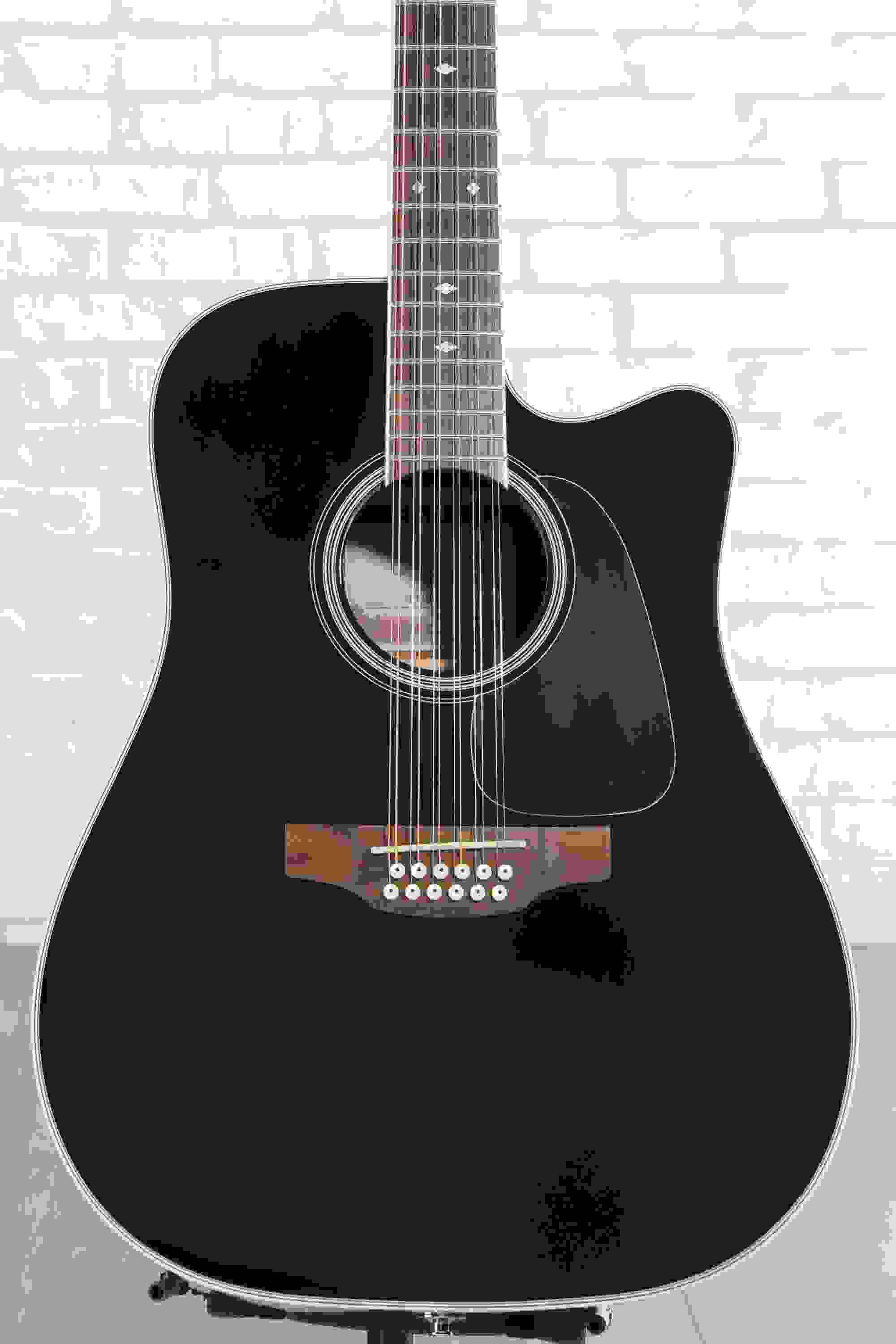 Takamine GD-38CE 12-string Acoustic-electric Guitar - Black