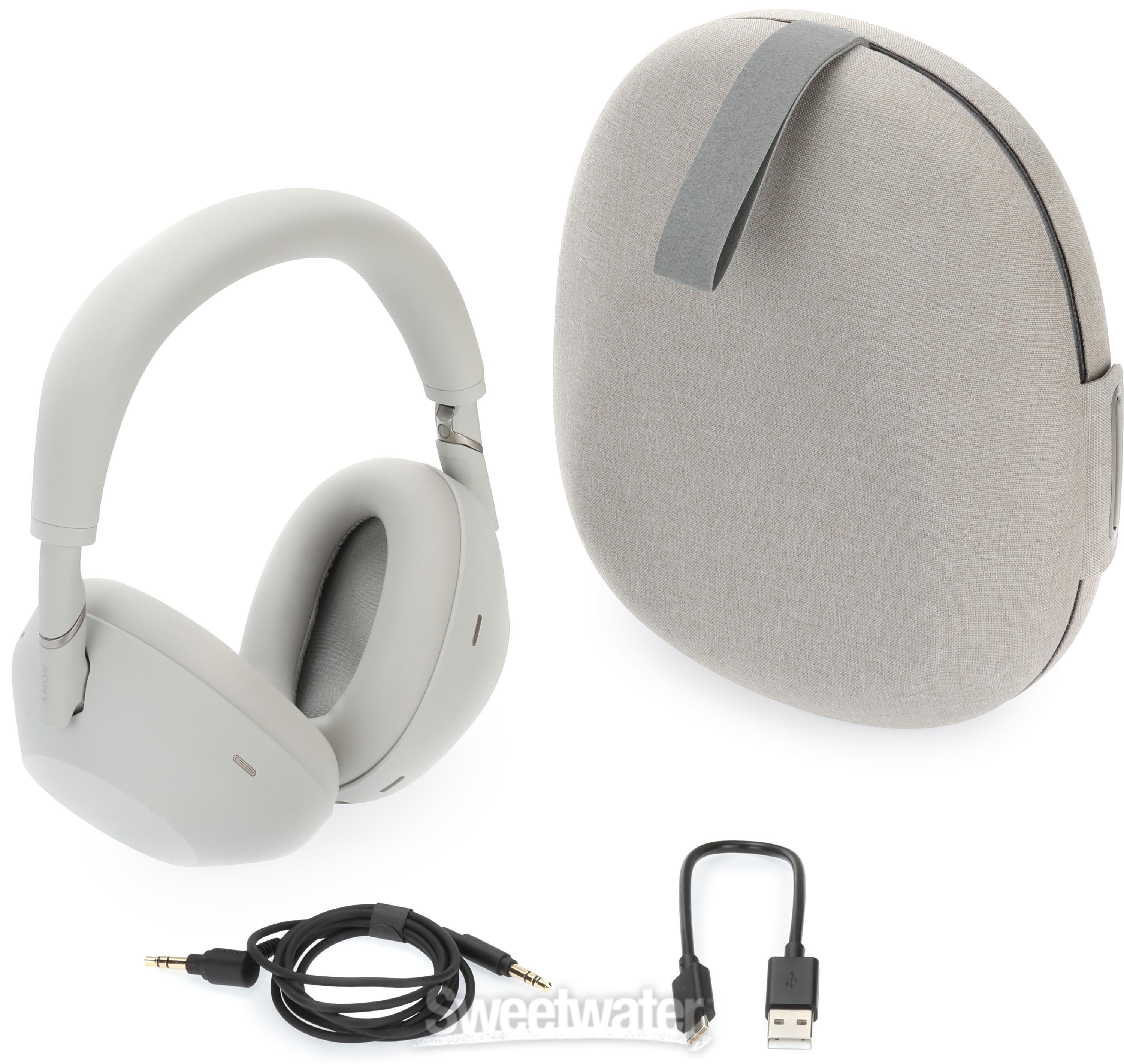 WH-1000XM6 1年保証付 Sony WH-1000XM6 Headphones with Bluetooth - Silver | Sweetwater