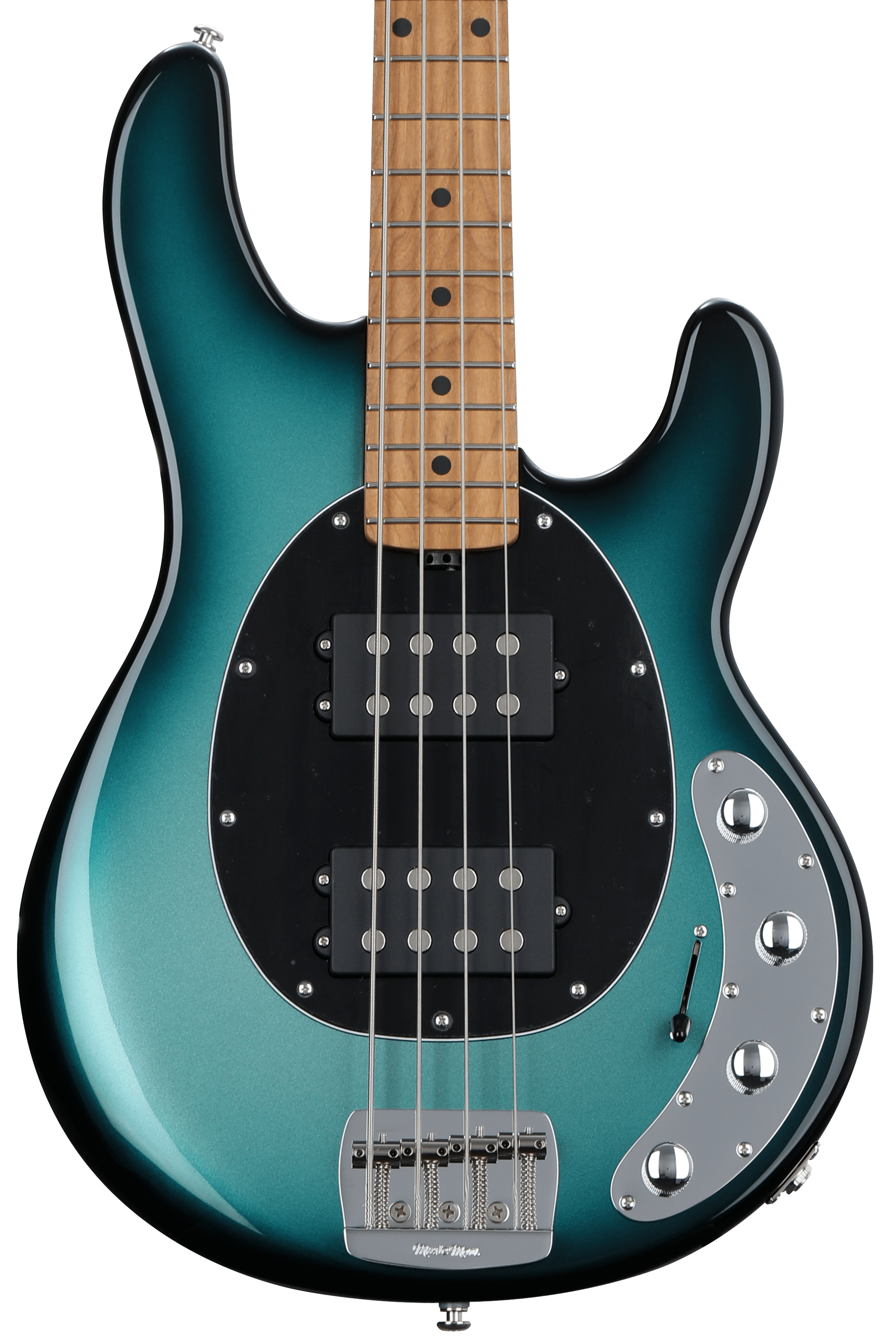 Ernie Ball Music Man StingRay Special HH Bass Guitar - Frost Green