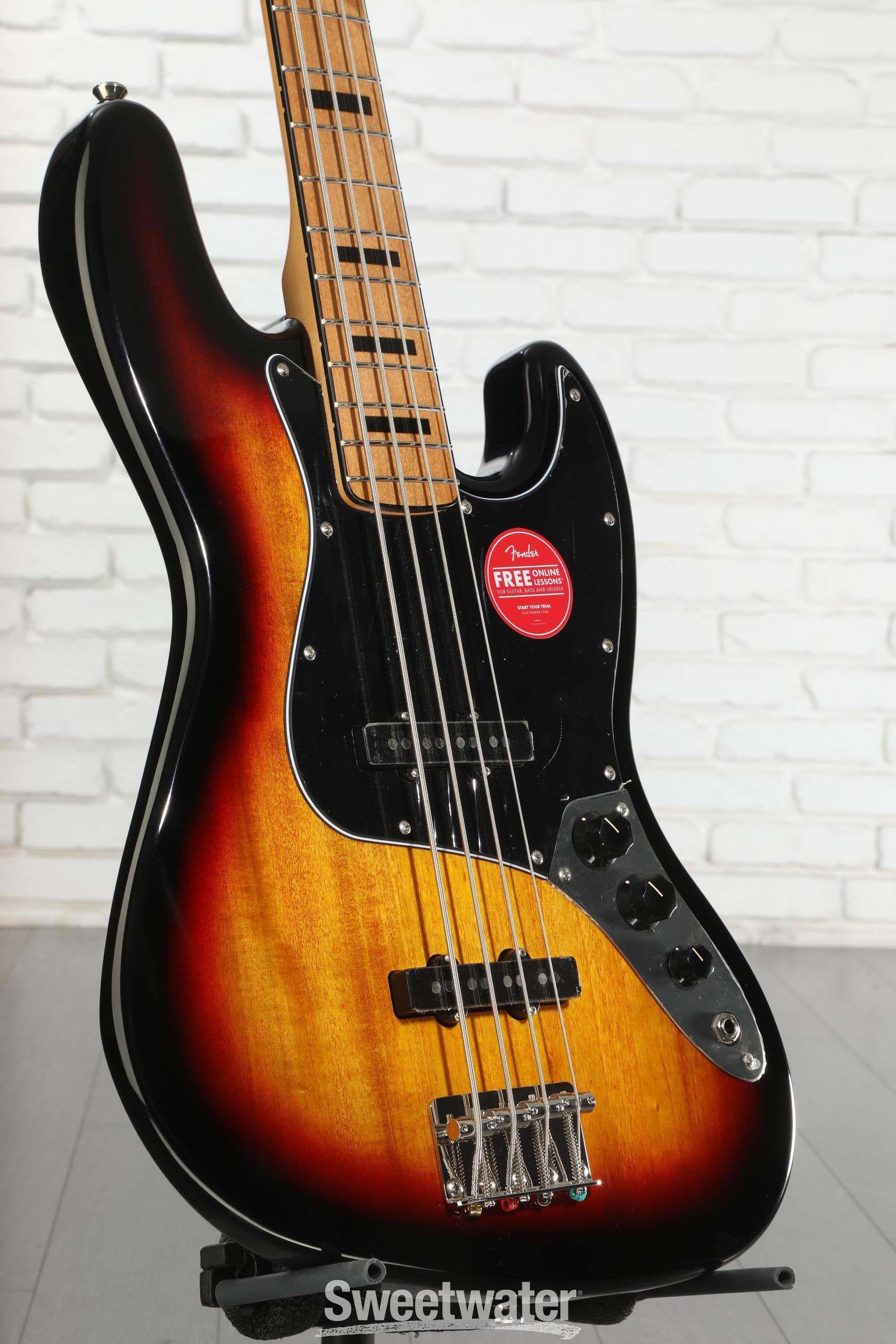 Squier Classic Vibe '70s Jazz Bass - 3-Tone Sunburst | Sweetwater
