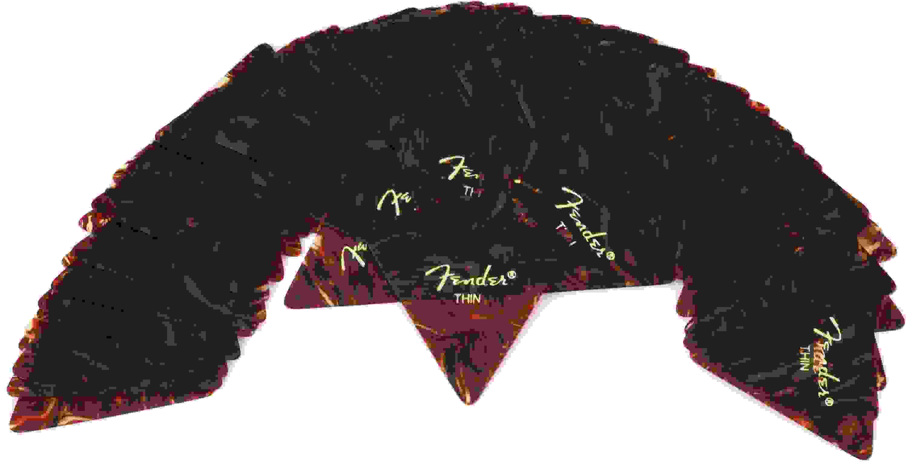 Fender 355 Shape Classic Celluloid Triangle Picks - Thin (72-pack)