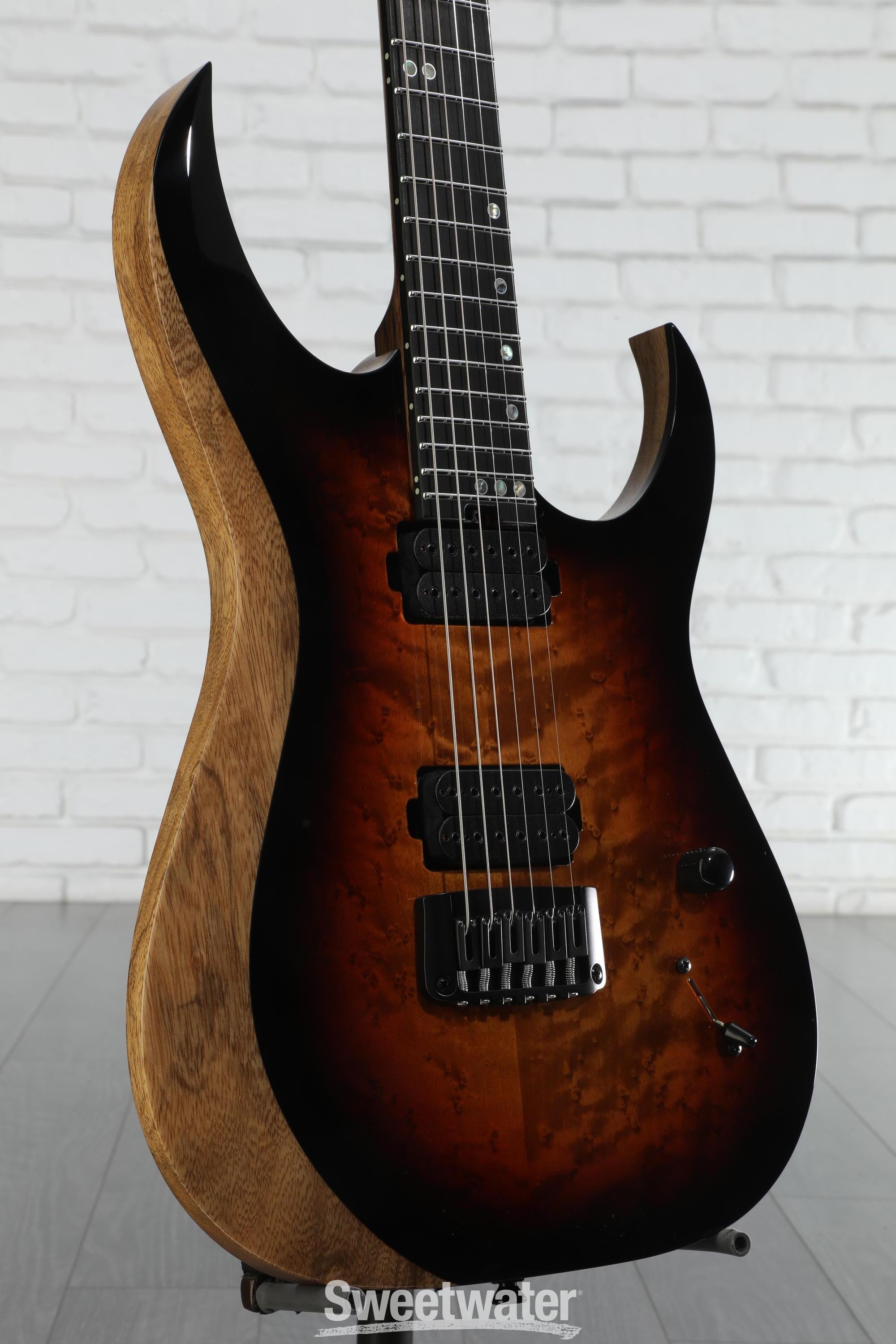 Photo of Schecter USA Custom Shop Sunset Extreme Exotic 6 Electric Guitar - Brown Burst