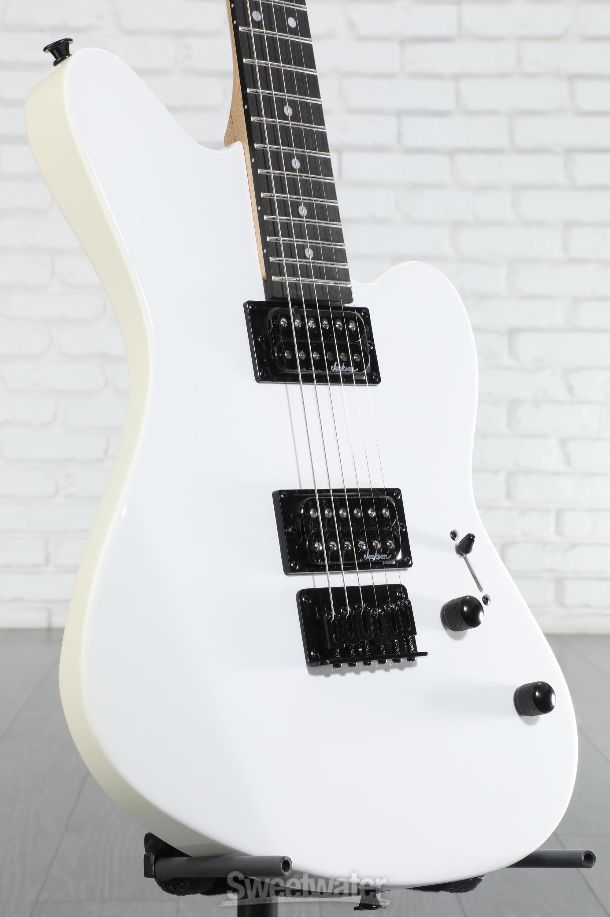 Jackson JS22 Surfcaster Electric Guitar - Snow White | Sweetwater