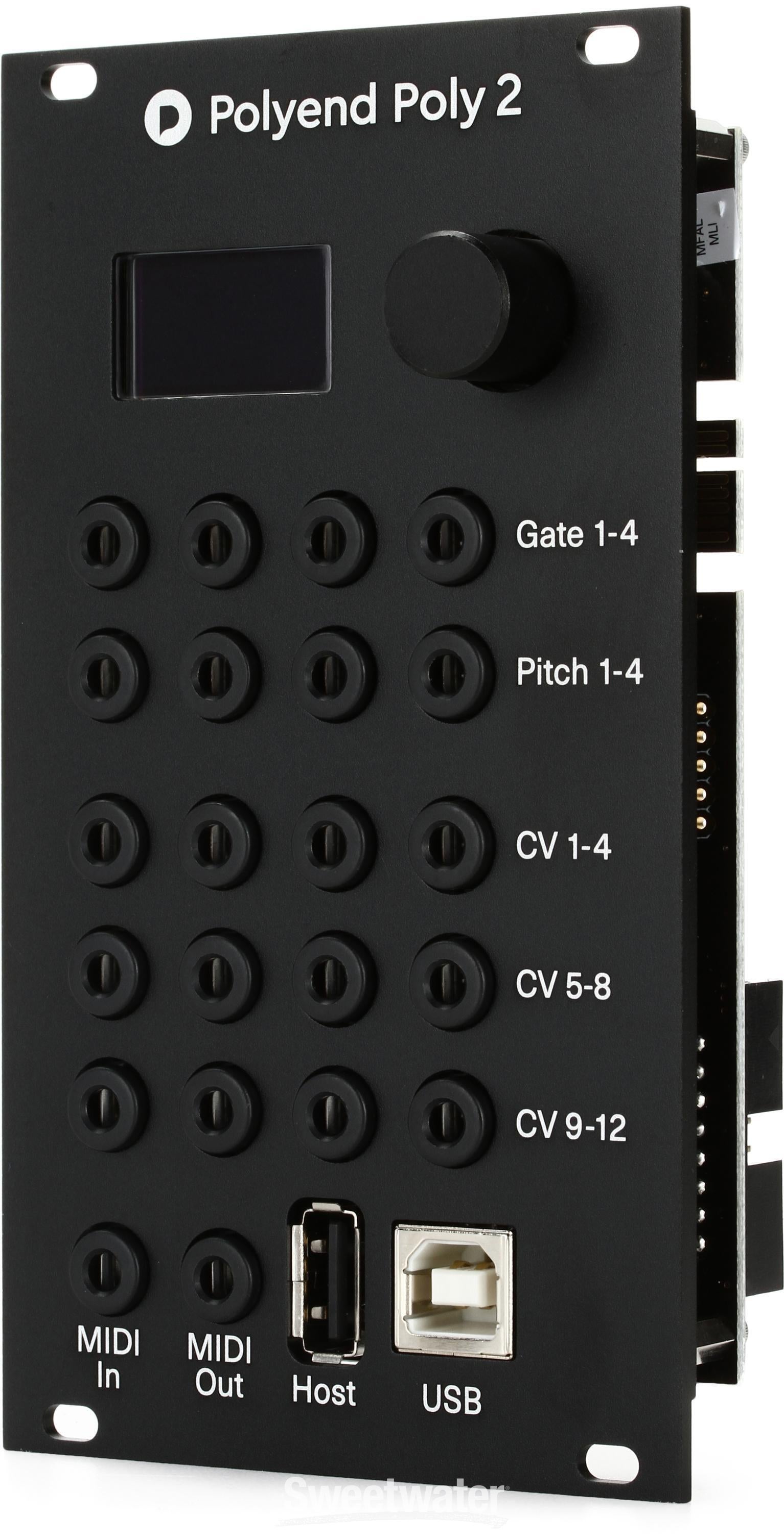 Polyend Poly 2 MIDI and USB to CV/Gate Eurorack Module | Sweetwater