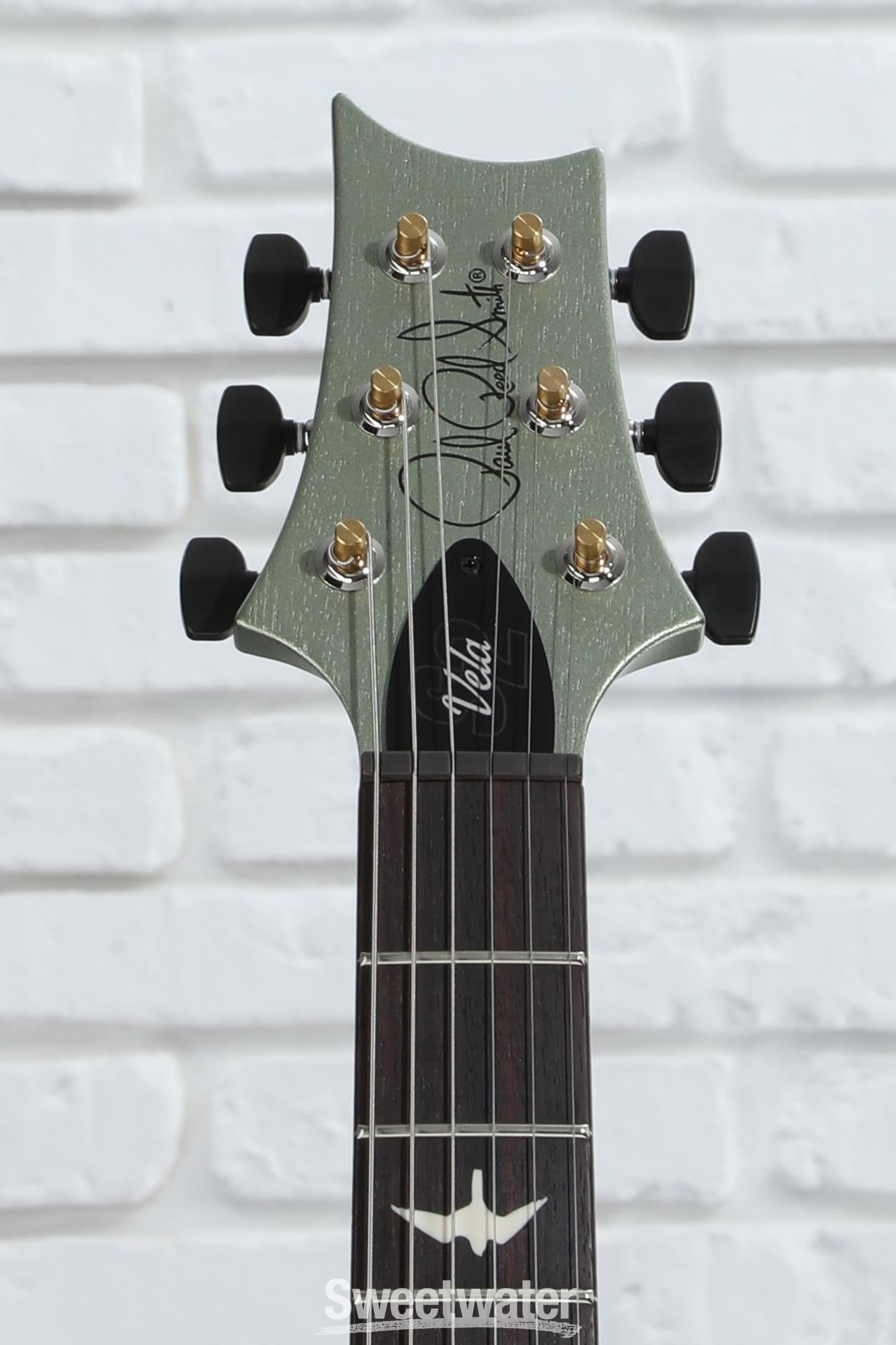 PRS S2 Vela Semi-Hollow Satin Electric Guitar - Mavis Mint Metallic