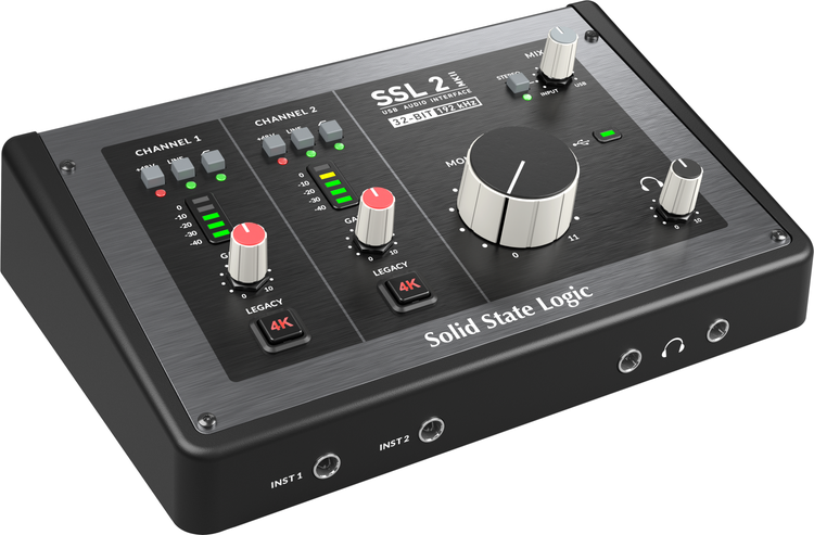 Solid State Logic SSL2 MKII 2 x 2 USB-C Audio Interface with JBL 305P MkII  5-inch Powered Studio Monitor | Sweetwater