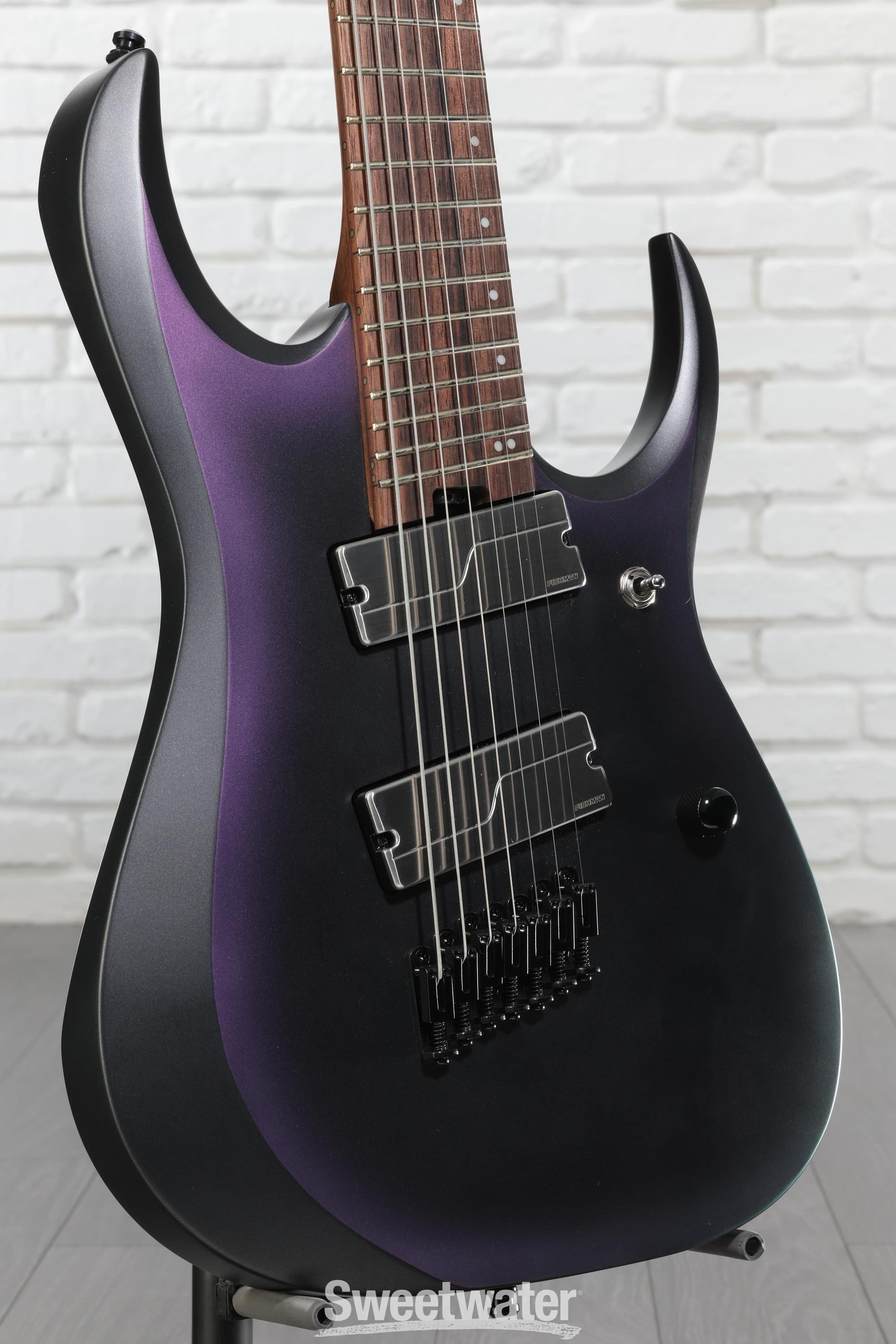 Ibanez Axion Label RGD71ALMS - Black Aurora Burst Matte | Sweetwater