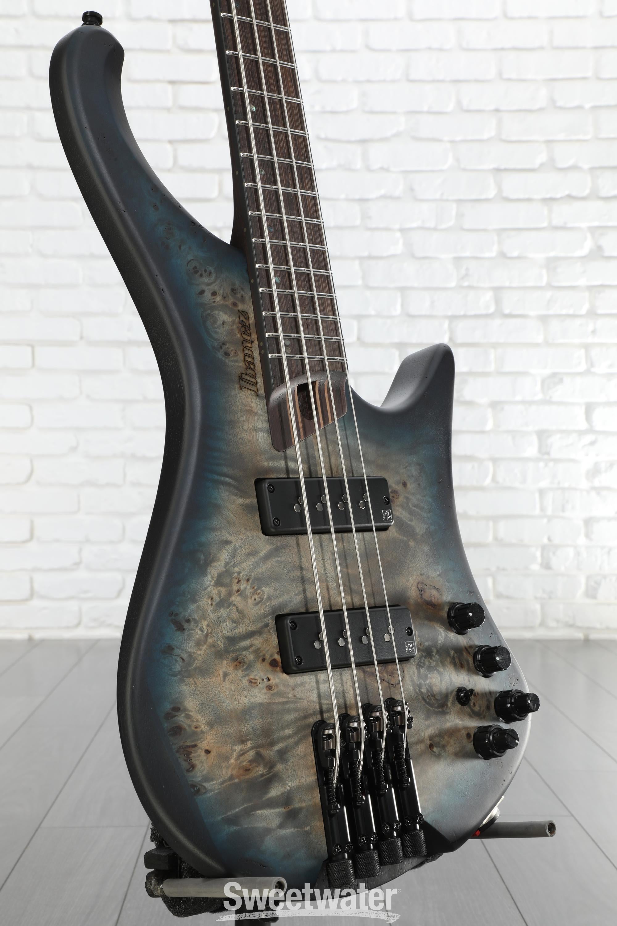 Ibanez EHB Ergonomic Headless Bass Guitar - Cosmic Blue Starburst
