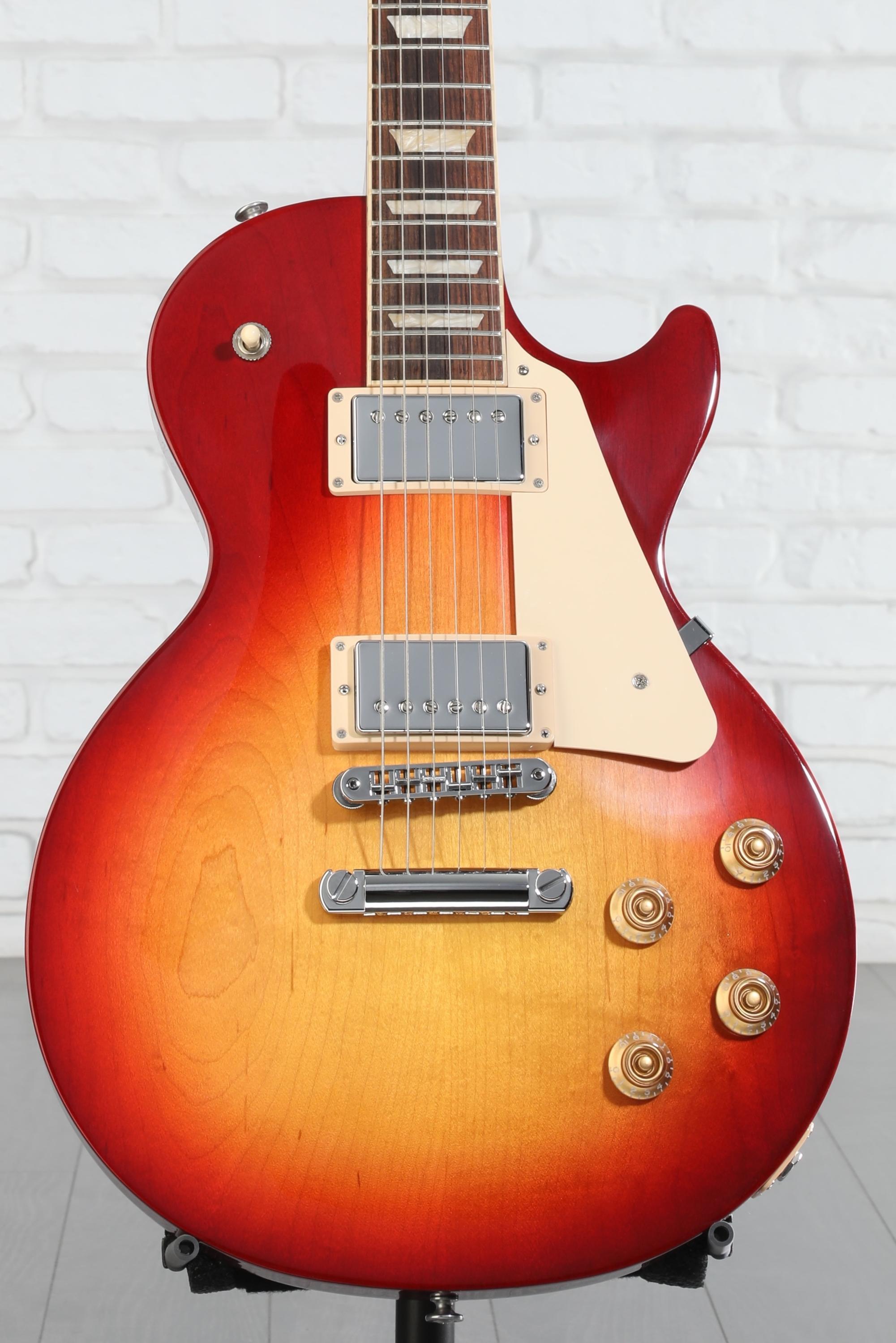 ギター gibson lespaul studio cherry sunburst Gibson Les Paul Studio Electric Guitar - Cherry Sunburst | Sweetwater