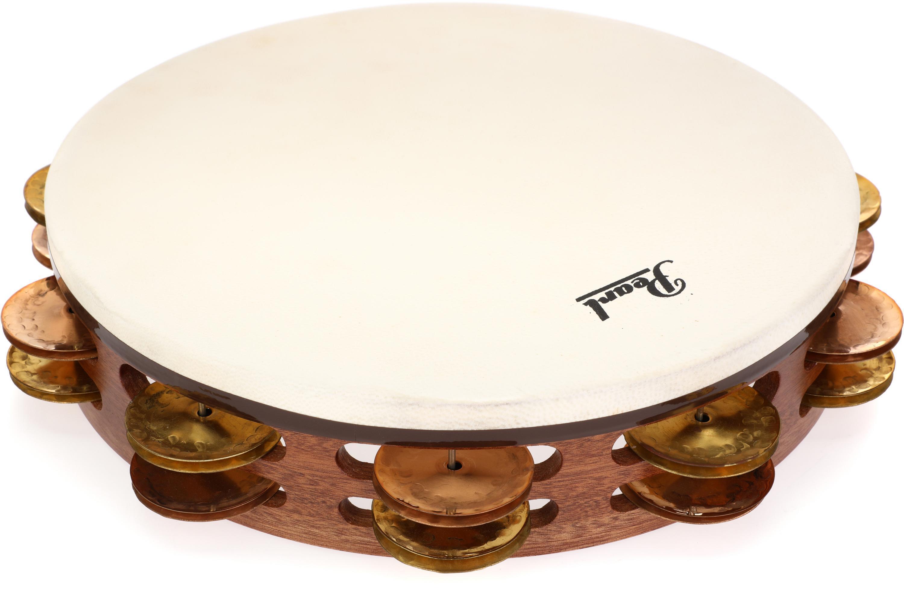 Photo of Pearl Orchestral Tambourine - 10 inch, Beryllium Copper and Brass