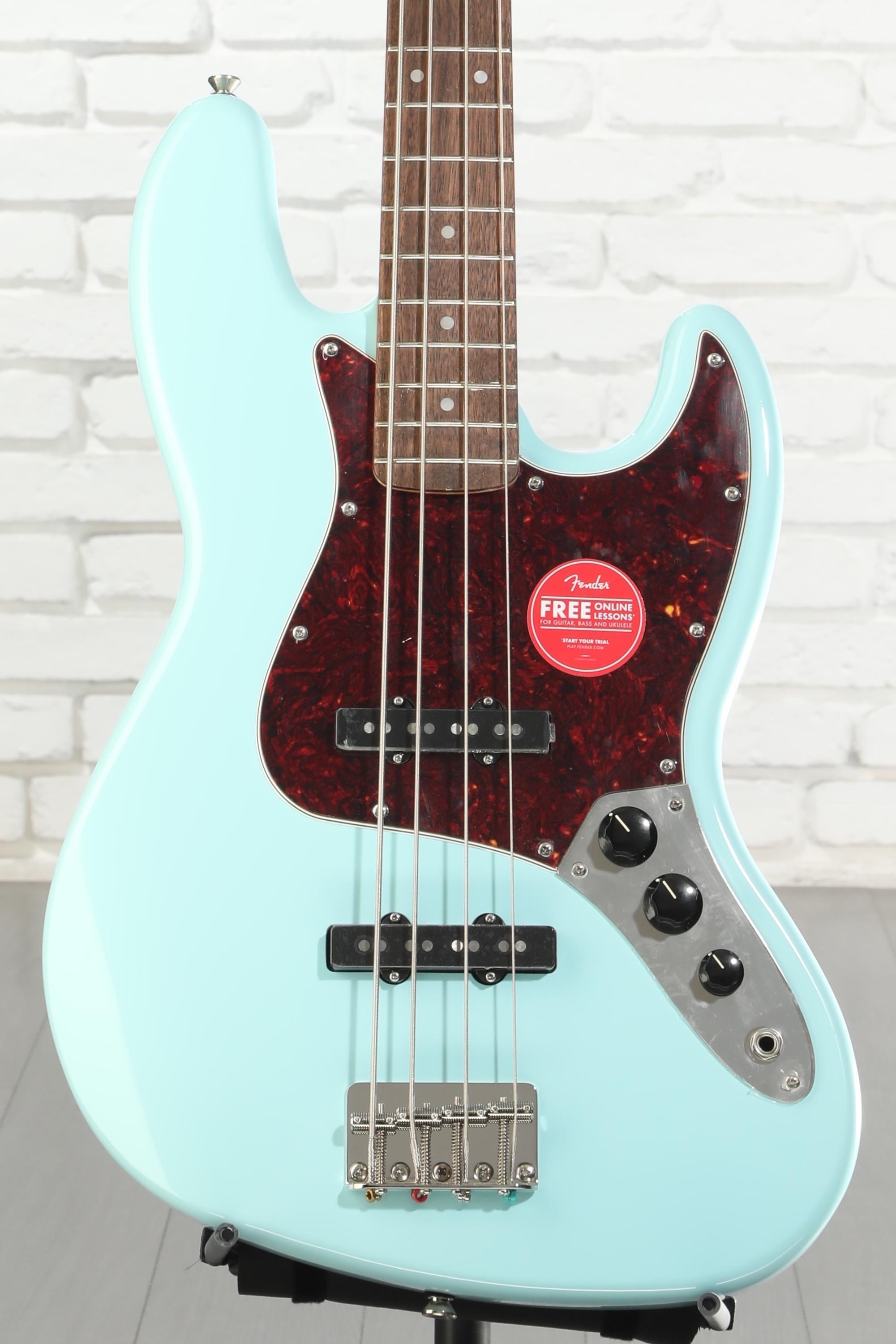 Squier Classic Vibe '60s Jazz Bass - Daphne Blue | Sweetwater
