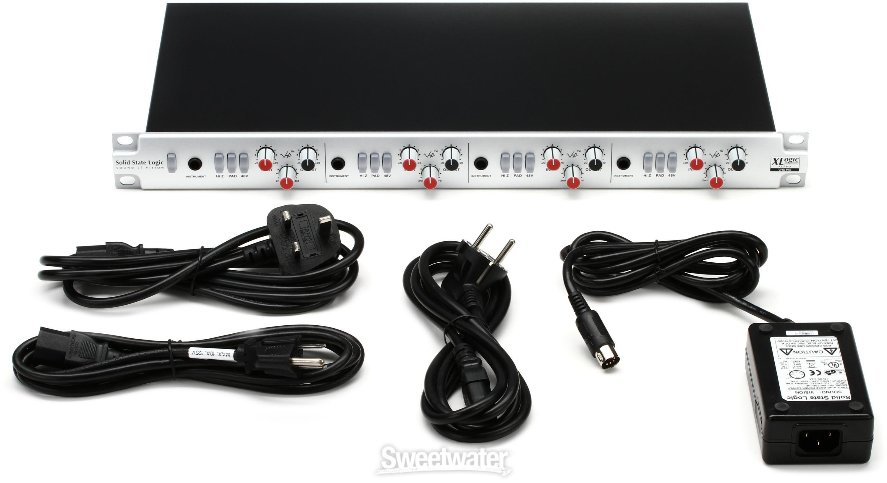 Solid State Logic Alpha VHD 4-channel Microphone Preamp | Sweetwater