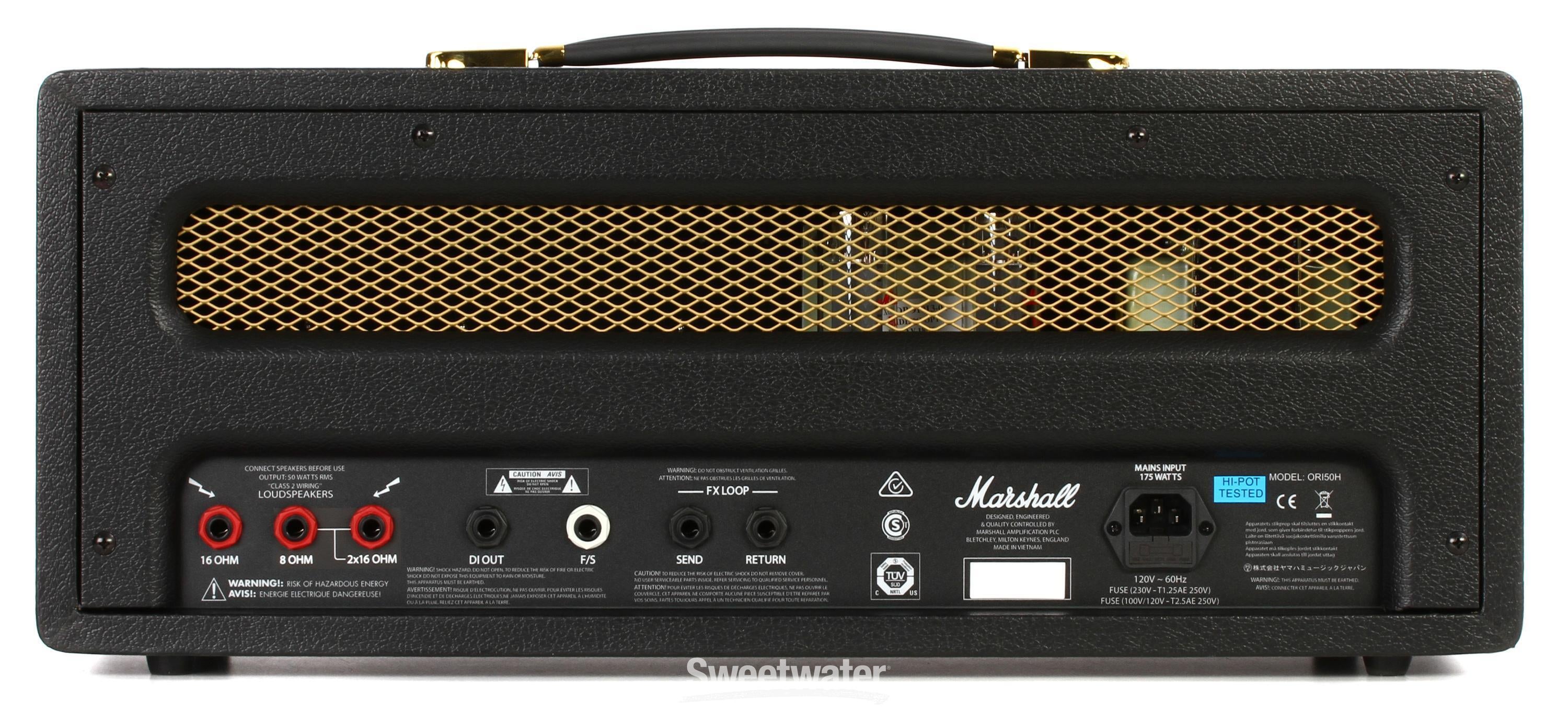 Marshall ORI50H Origin 50-watt Tube Head