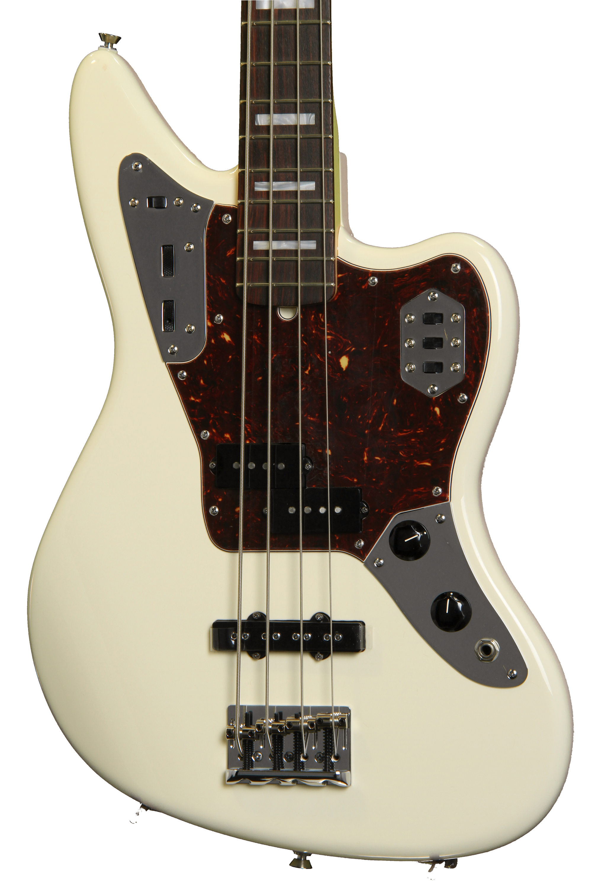 Fender American Standard Jaguar Bass, Rosewood - Olympic White