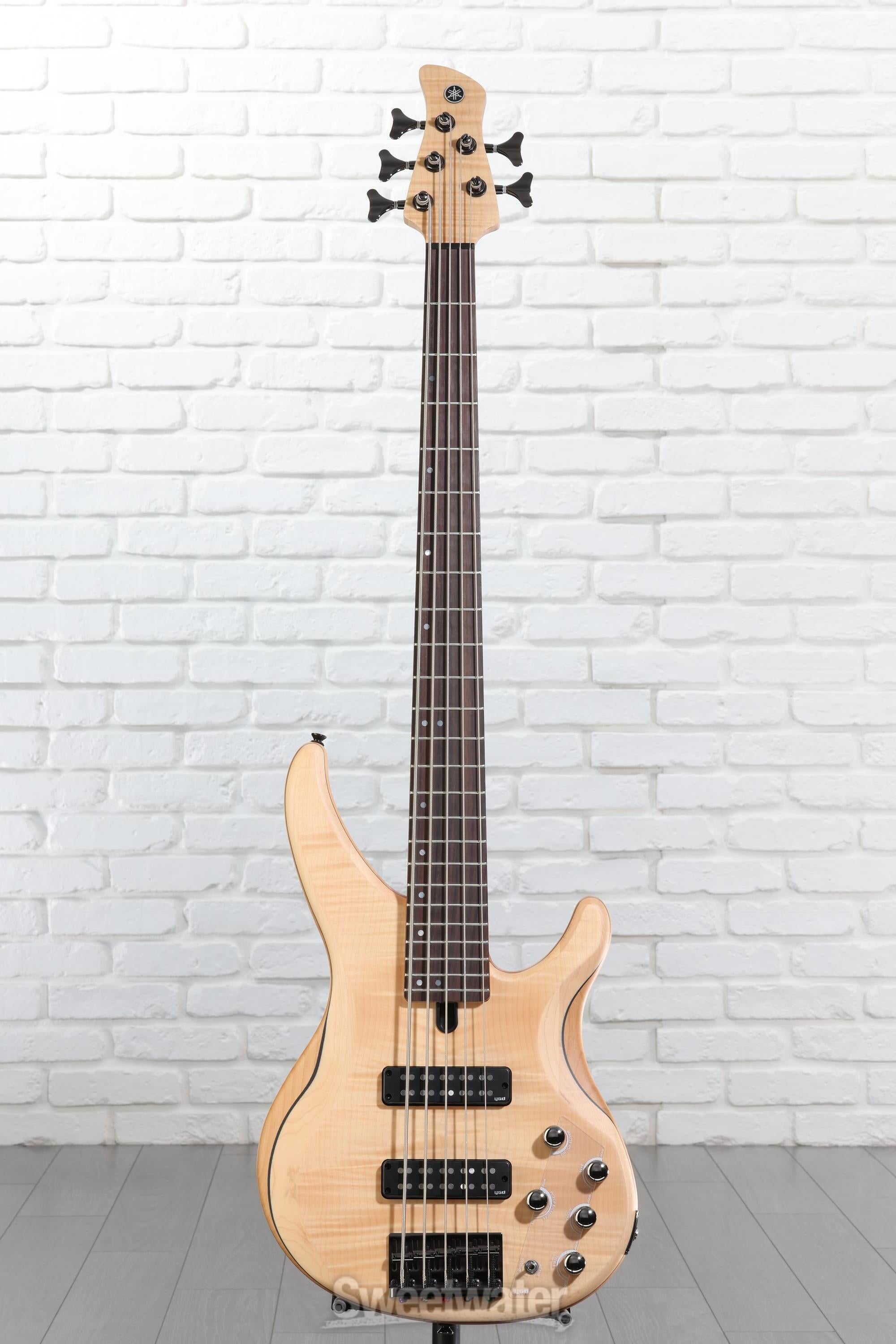 Yamaha TRBX605FM 5-string Bass Guitar - Natural Satin | Sweetwater
