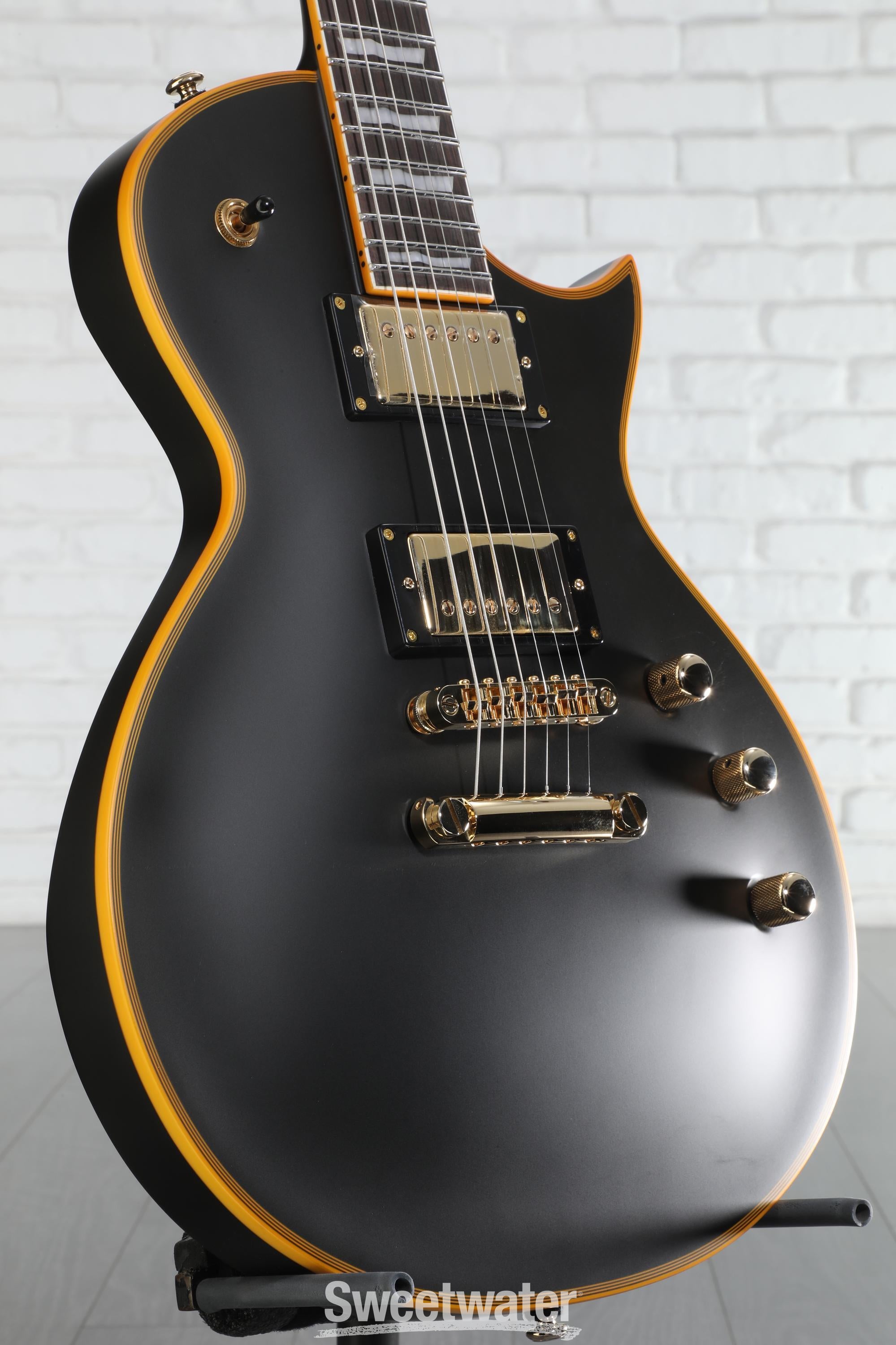 ESP LTD EC-1000 Duncan Electric Guitar - Vintage Black | Sweetwater