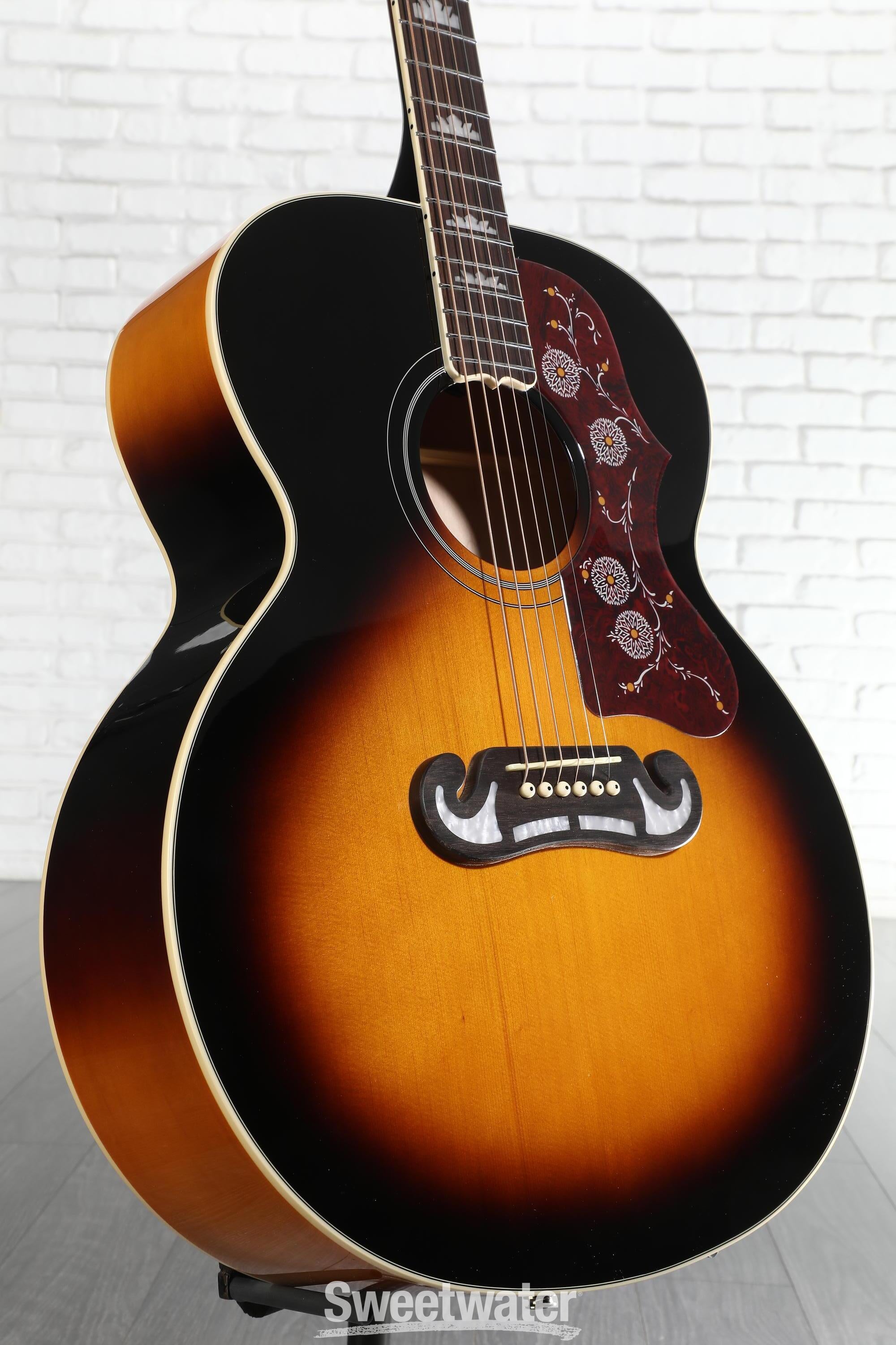 Photo of Epiphone J-200 Studio Acoustic-electric Guitar - Vintage Sunburst