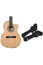 Photo of Ibanez GA34STCE Acoustic-Electric Guitar with Case - Natural High Gloss