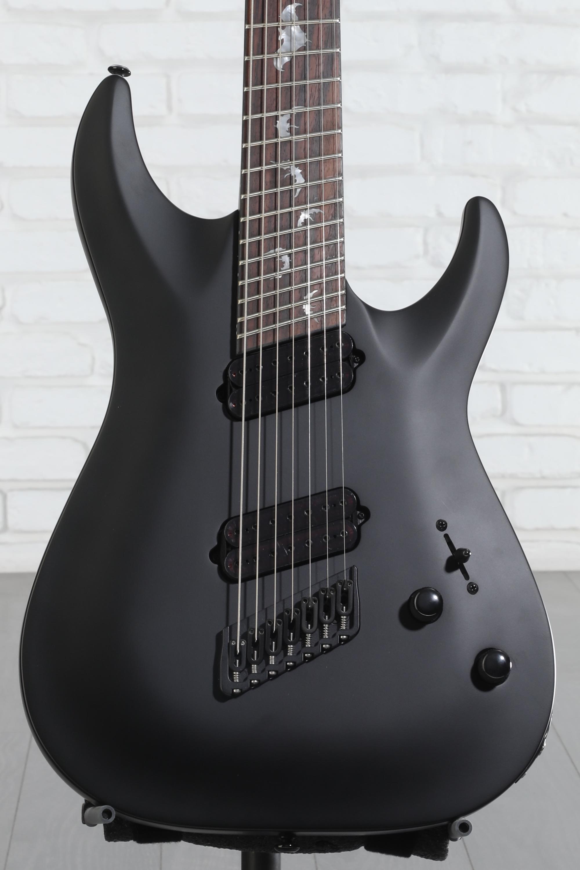 Schecter Damien-7 Multiscale 7-string Electric Guitar - Satin