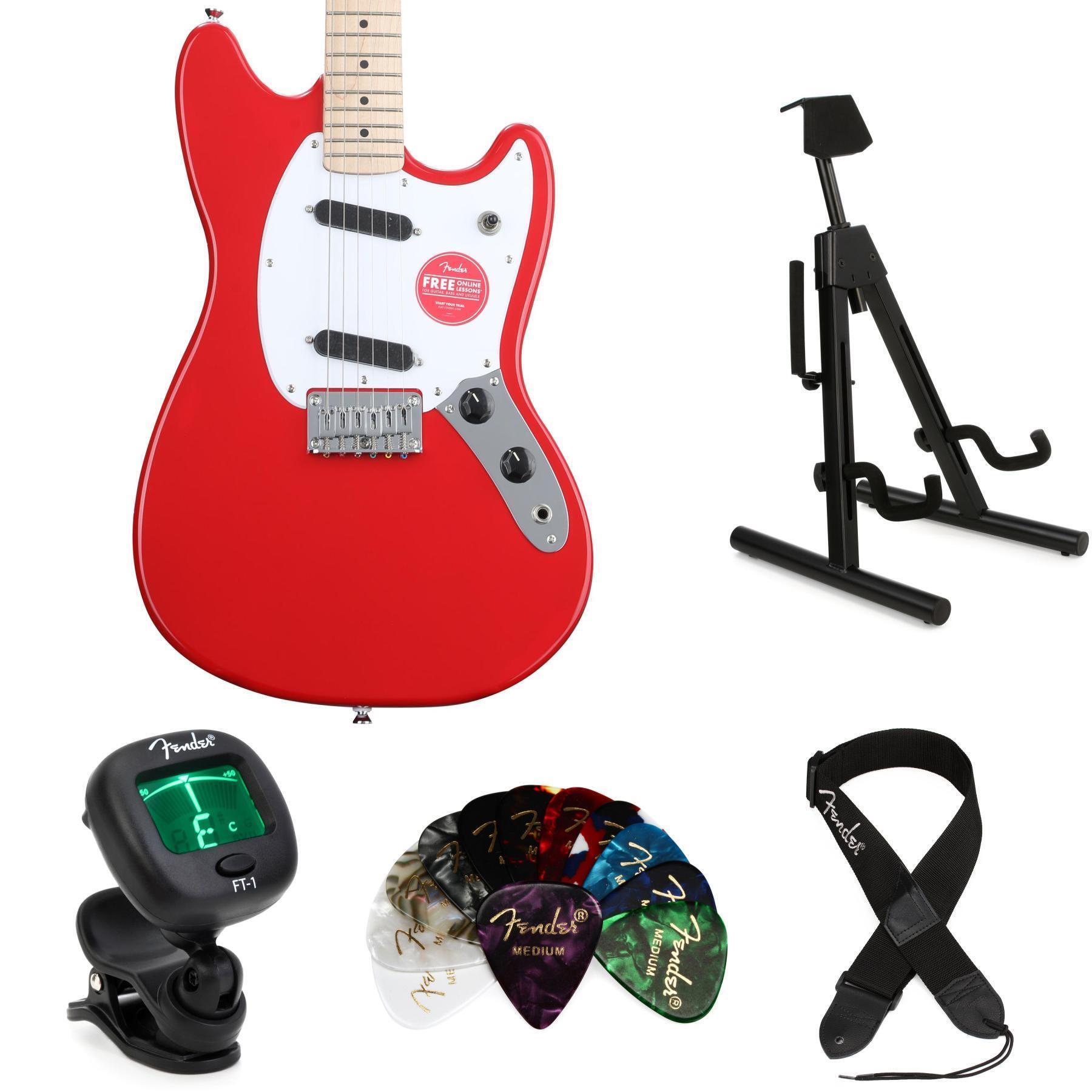 Squier Sonic Mustang Electric Guitar - Torino Red | Sweetwater