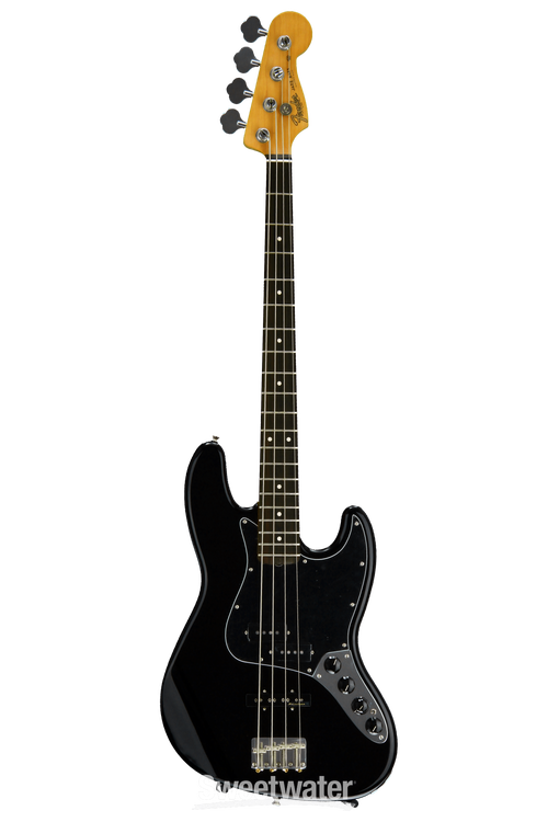 Fender Reggie Hamilton Standard Jazz Bass - Black | Sweetwater