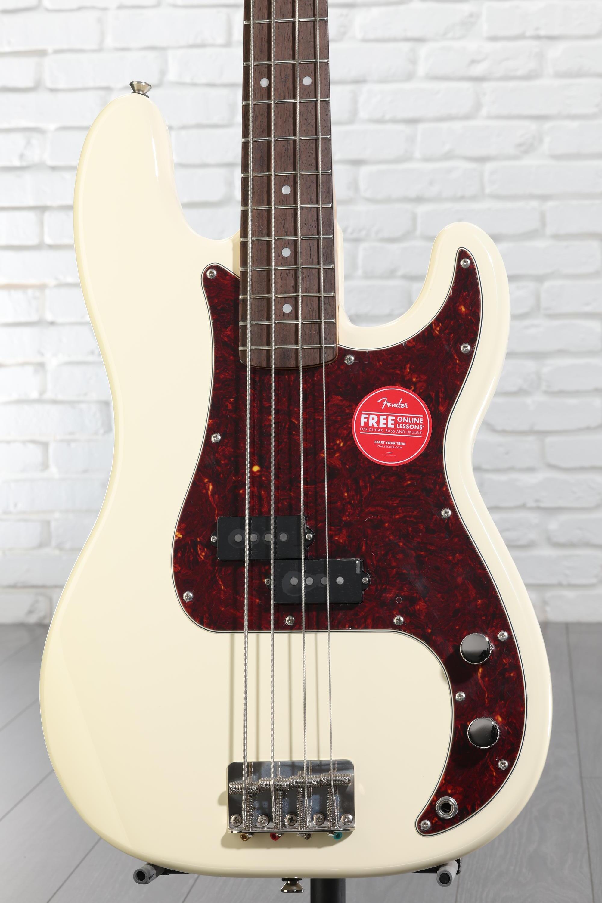 Squier Classic Vibe '60s Precision Bass - Olympic White | Sweetwater