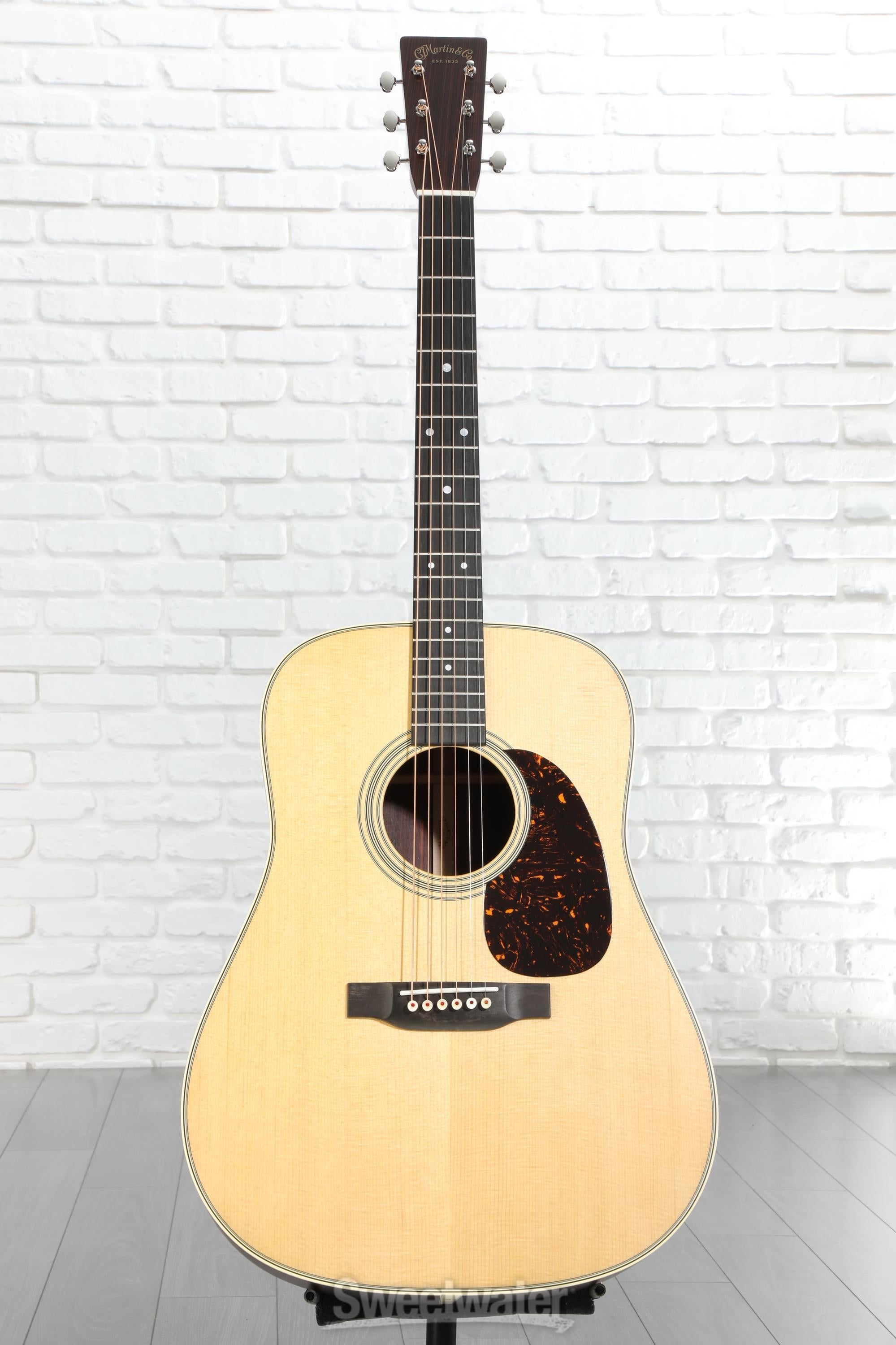 Martin D-28 Satin Standard Series Acoustic Guitar - Satin Natural