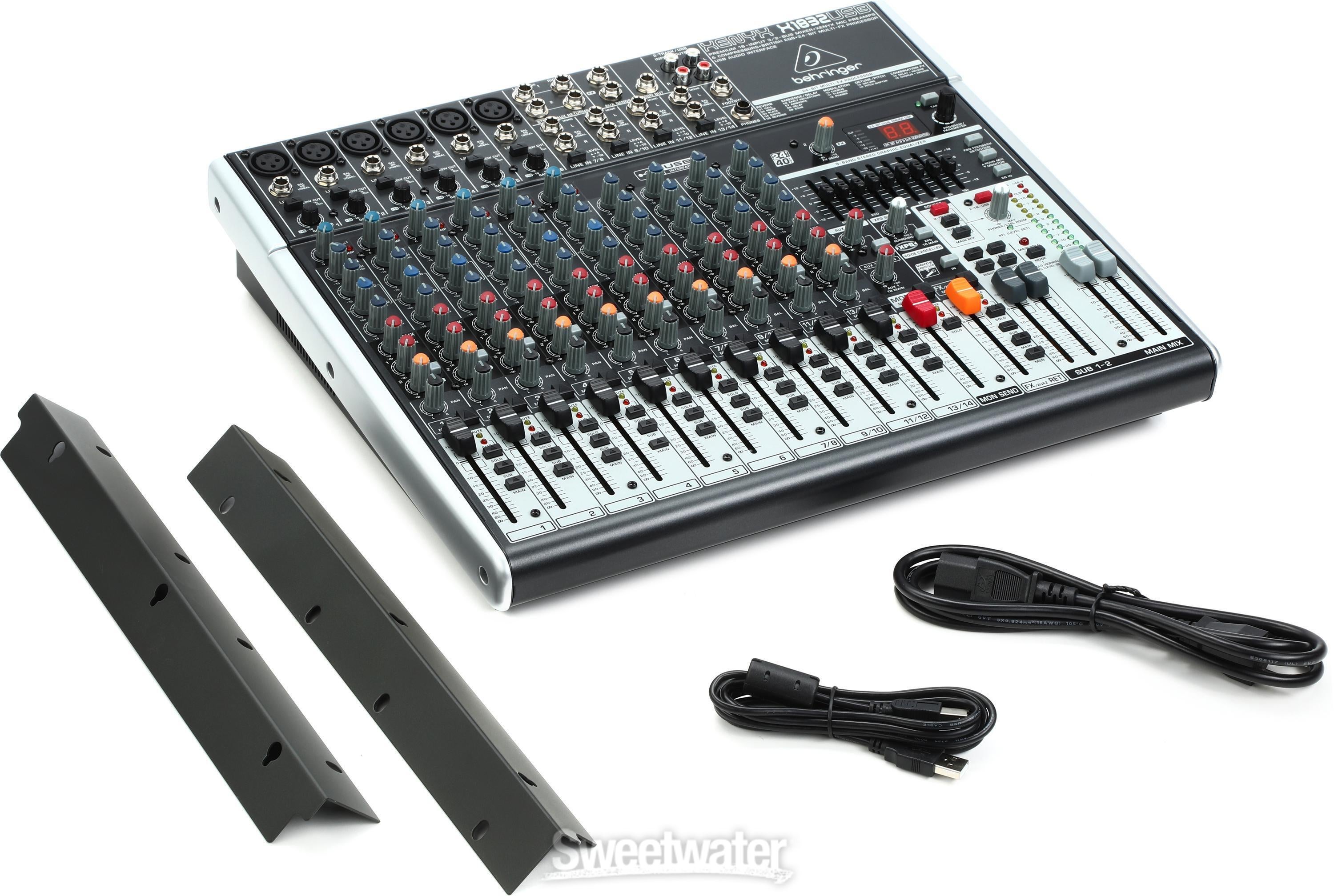 Behringer Xenyx X1832USB Mixer with USB and Effects Reviews