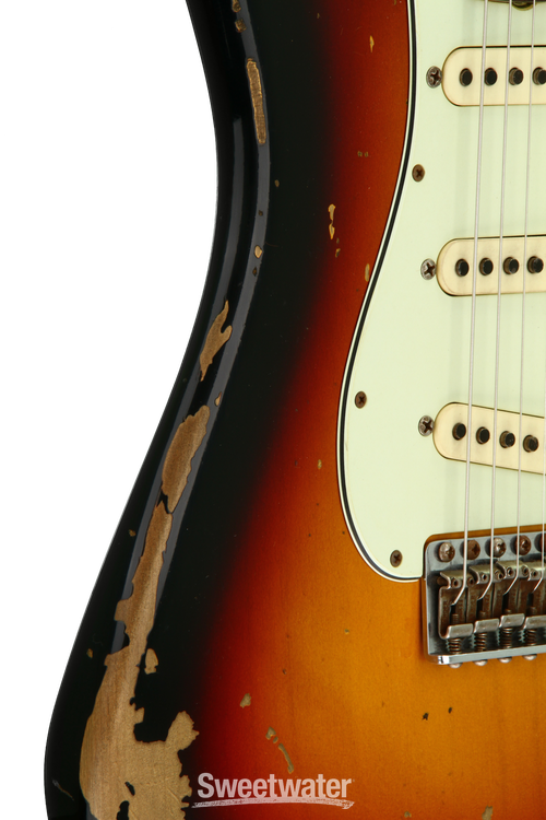 Fender Custom Shop Michael Landau Signature 1968 Relic Stratocaster -  Bleached 3-Tone Sunburst