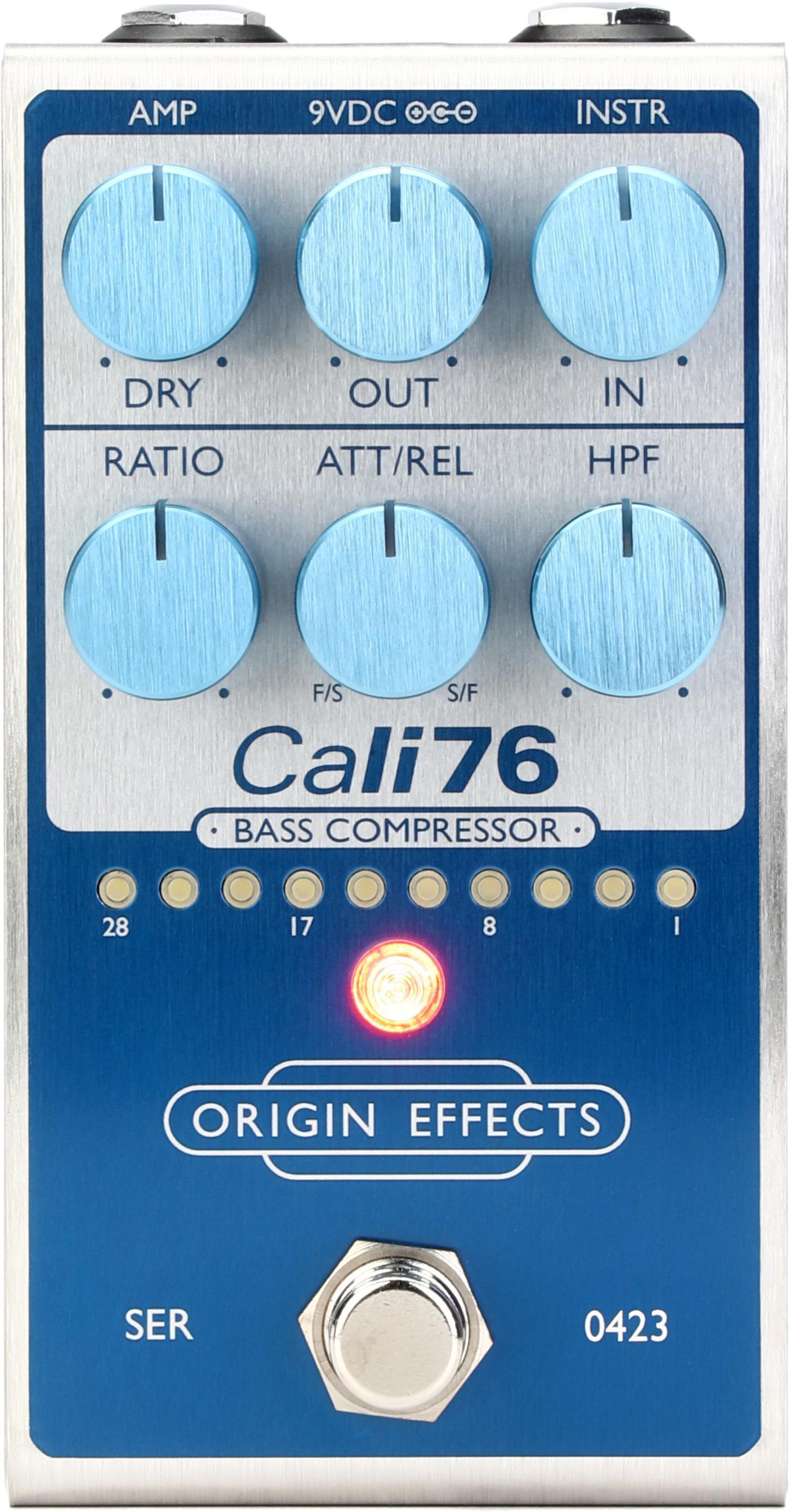 Origin Effects Cali76 Bass Compressor Pedal - Super Vintage Blue |  Sweetwater